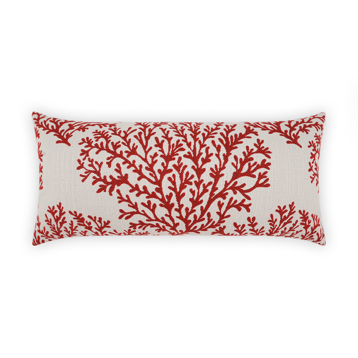 D.V. Kap Home Peggy Lumbar Pillow - Red