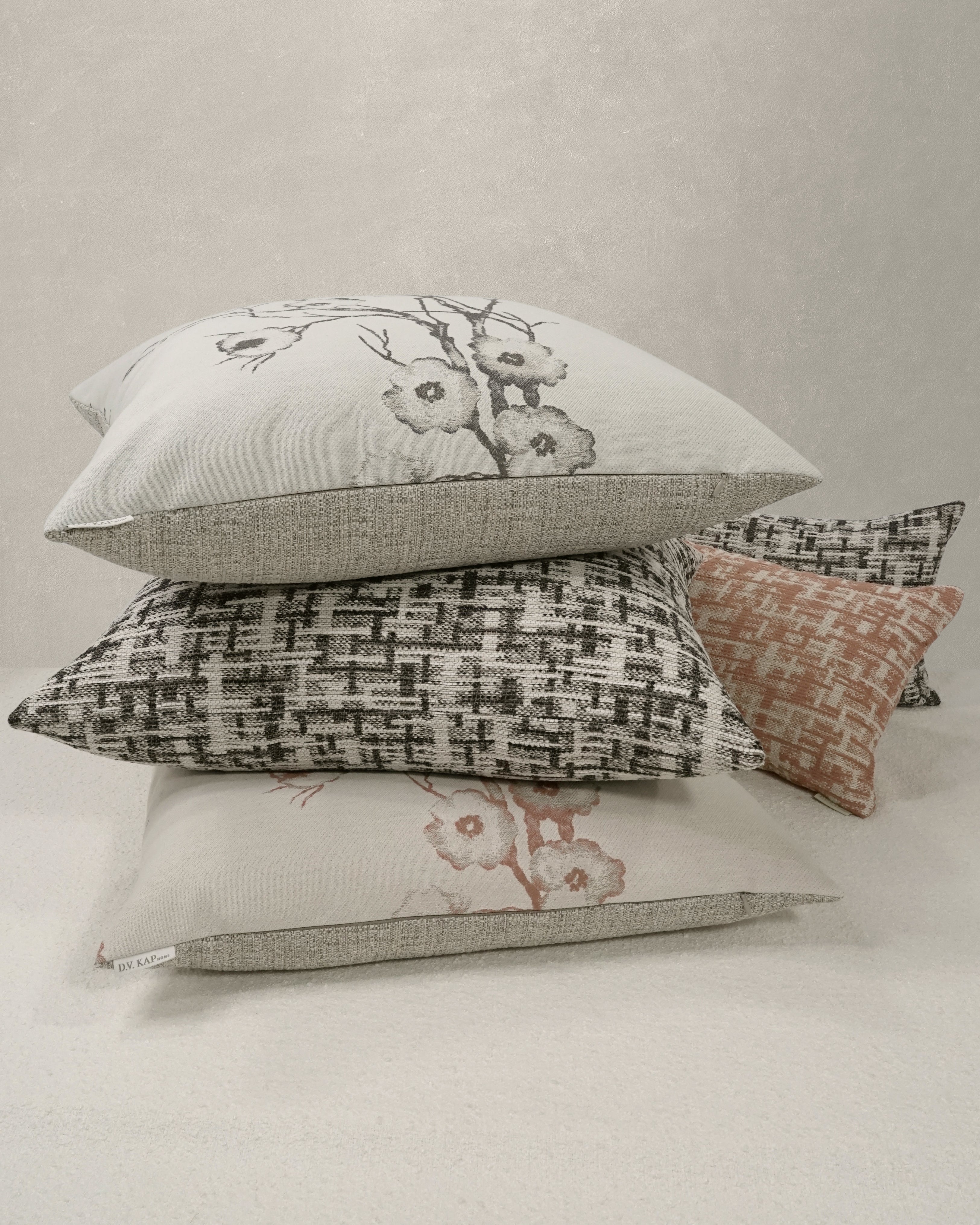 D.V. Kap Home Zahwe Lumbar Pillow - Grey
