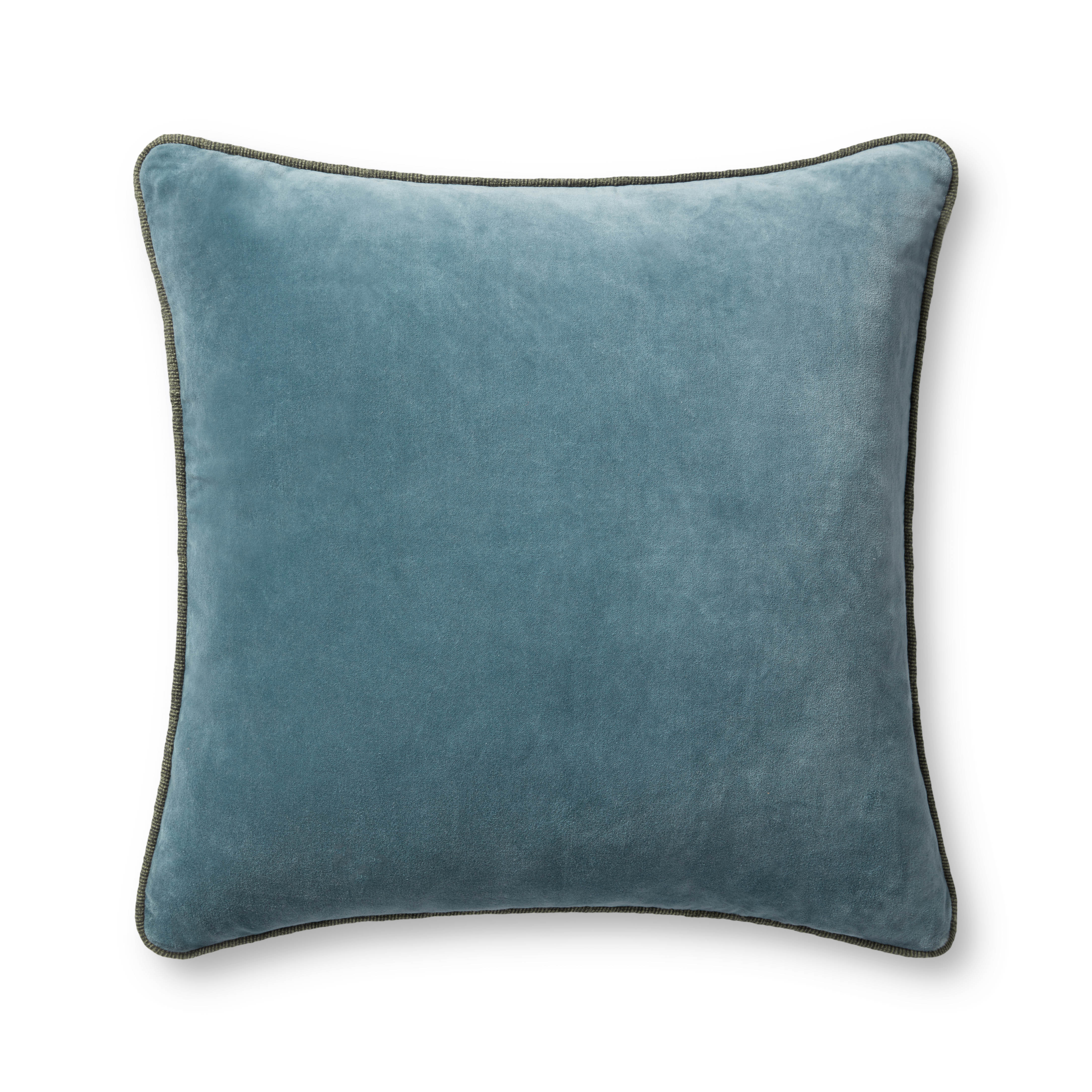 Chris Loves Julia x Loloi Liza Pillow - Blue (PCJ0020)