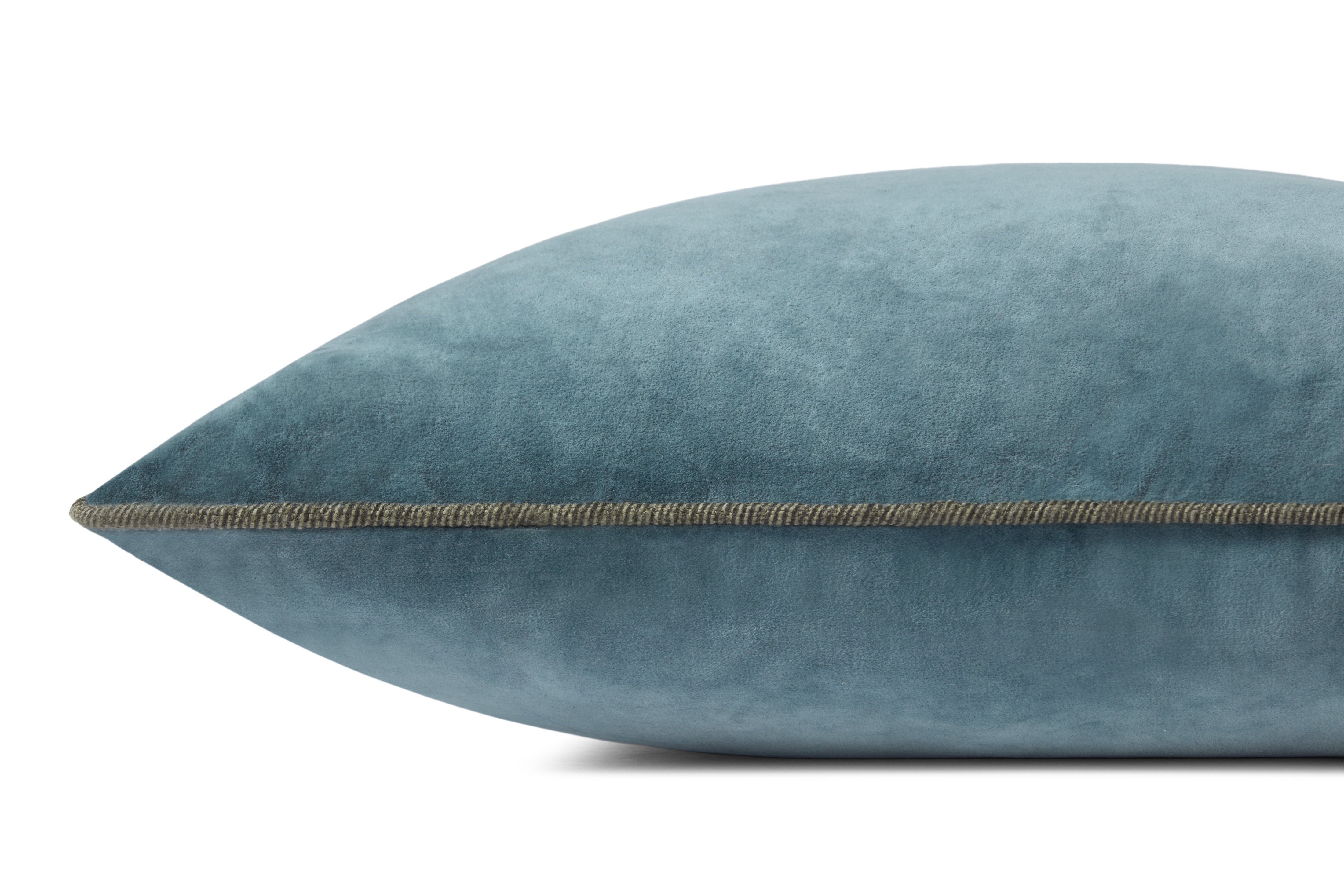 Chris Loves Julia x Loloi Liza Pillow - Blue (PCJ0020)