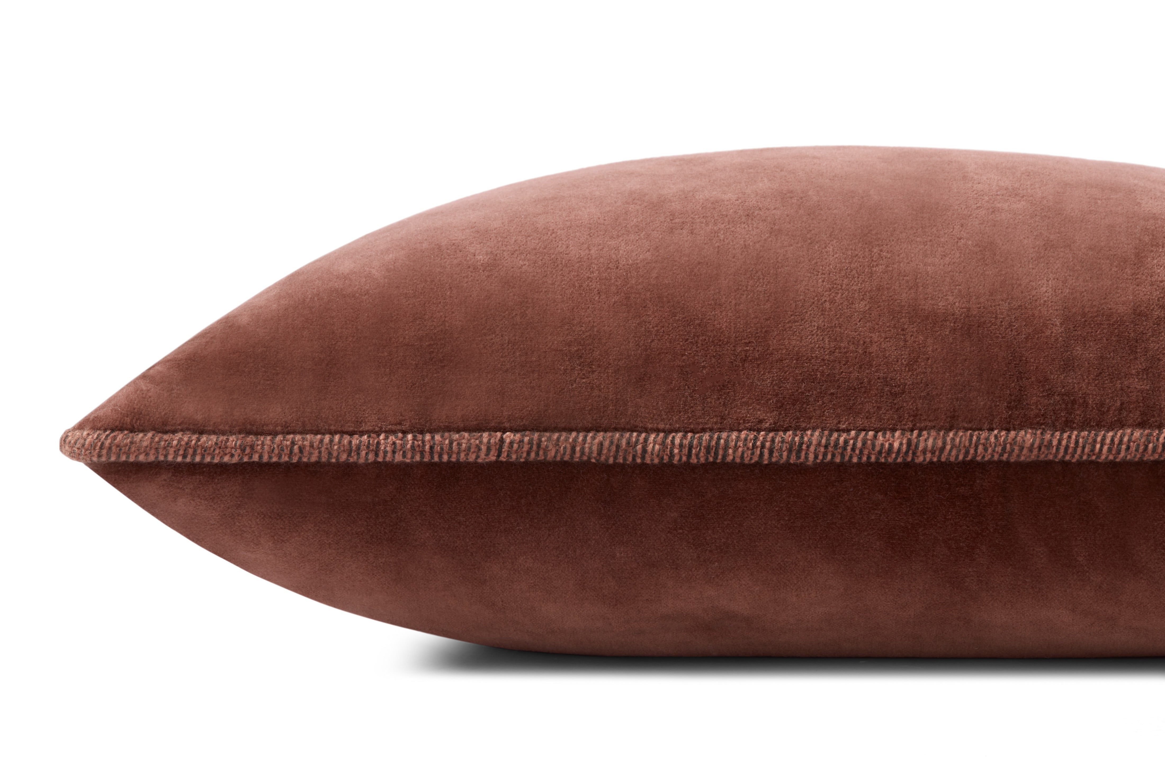 Chris Loves Julia x Loloi Liza Pillow - Cinnamon (PCJ0020)