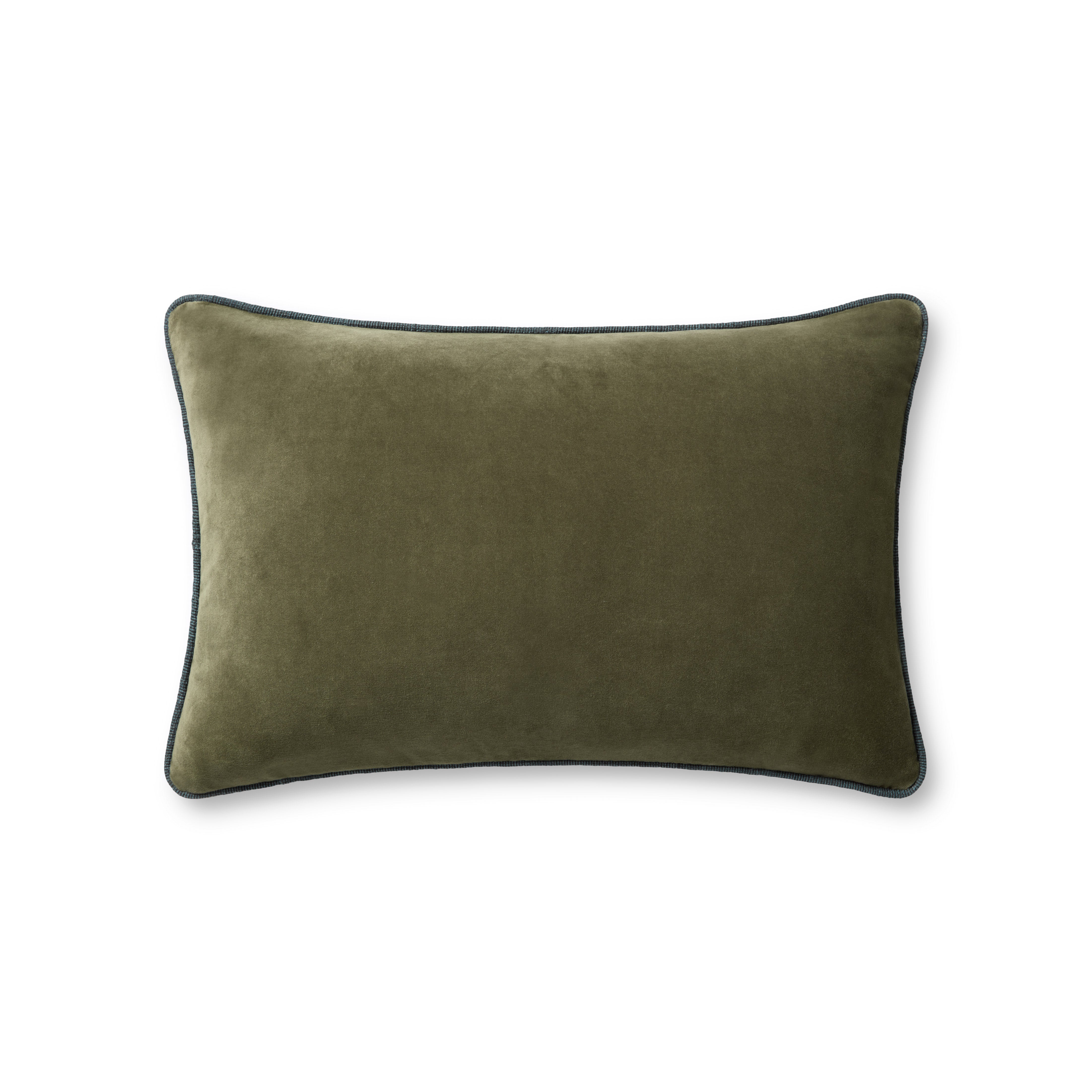 Chris Loves Julia x Loloi Liza Pillow - Green (PCJ0020)