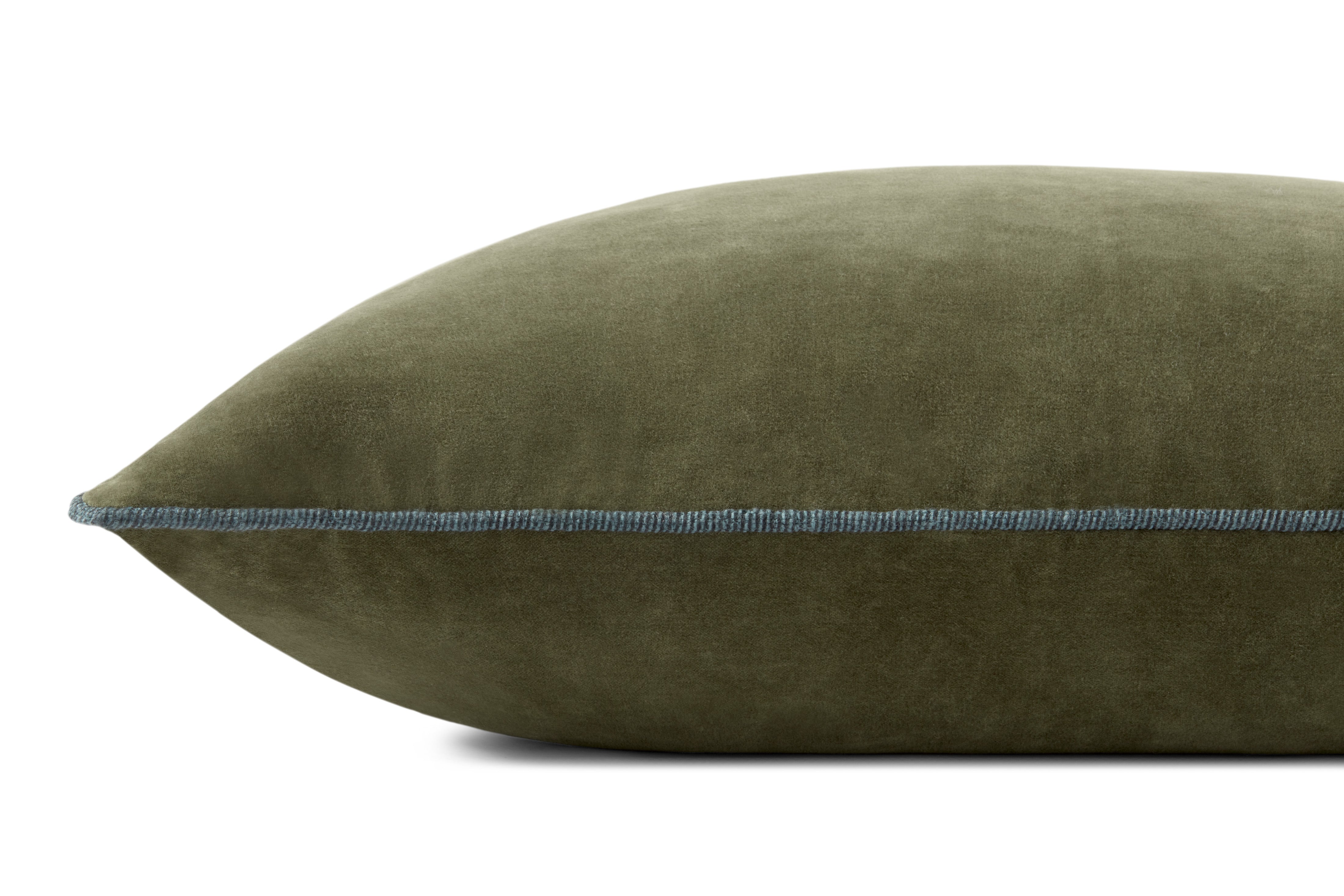 Chris Loves Julia x Loloi Liza Pillow - Green (PCJ0020)