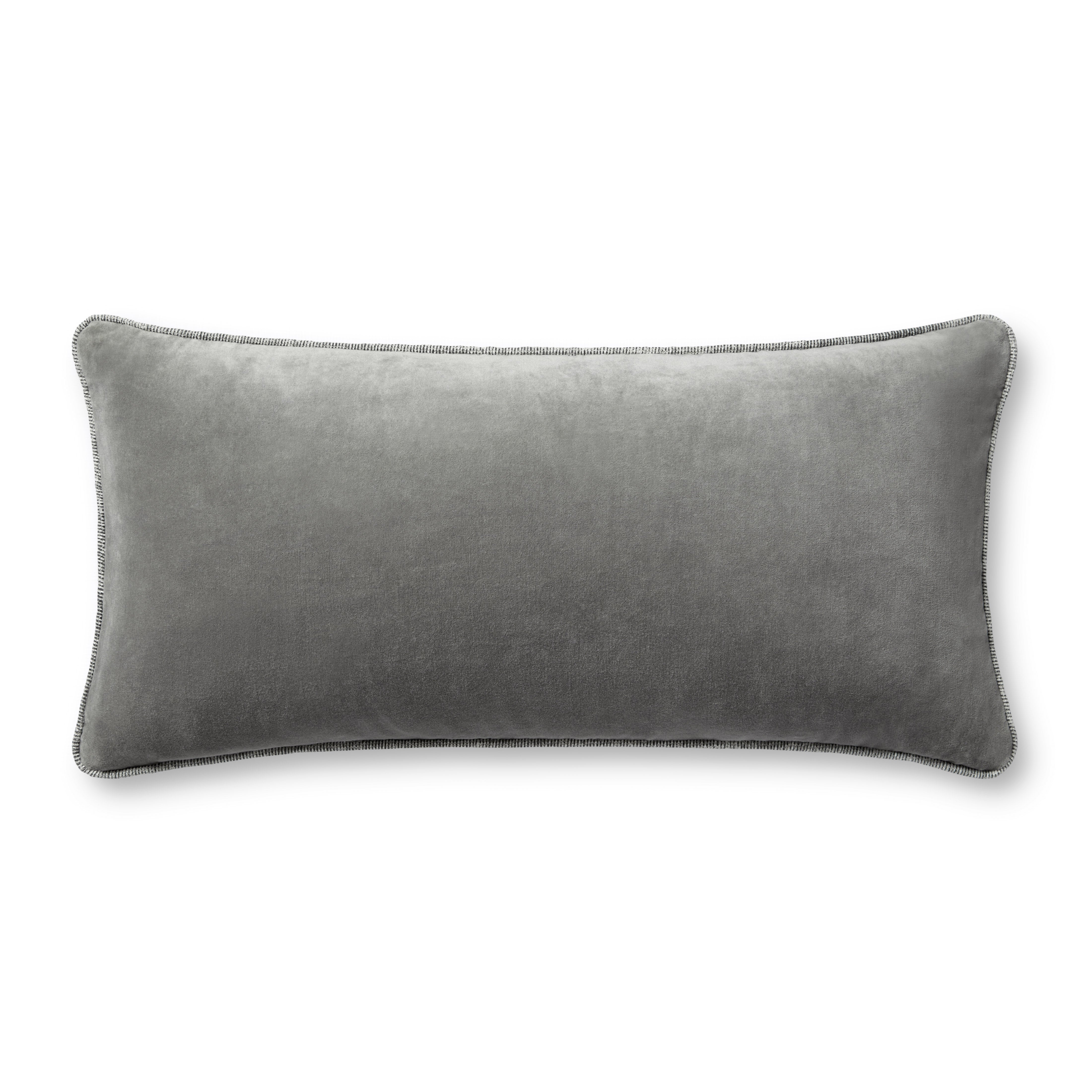 Chris Loves Julia x Loloi Liza Pillow - Grey (PCJ0020)