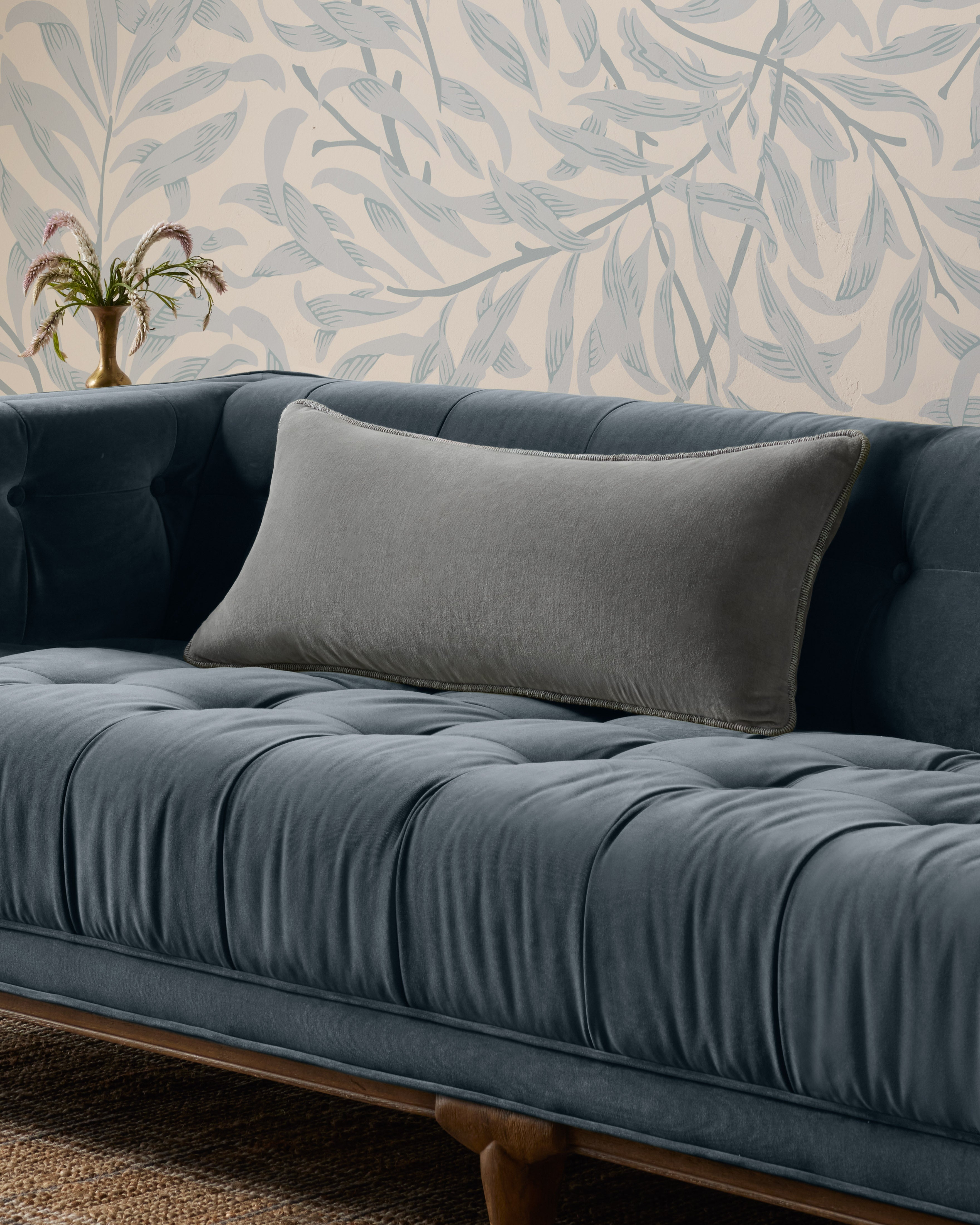 Chris Loves Julia x Loloi Liza Pillow - Grey (PCJ0020)