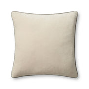 Chris Loves Julia x Loloi Liza Pillow - Ivory (PCJ0020)