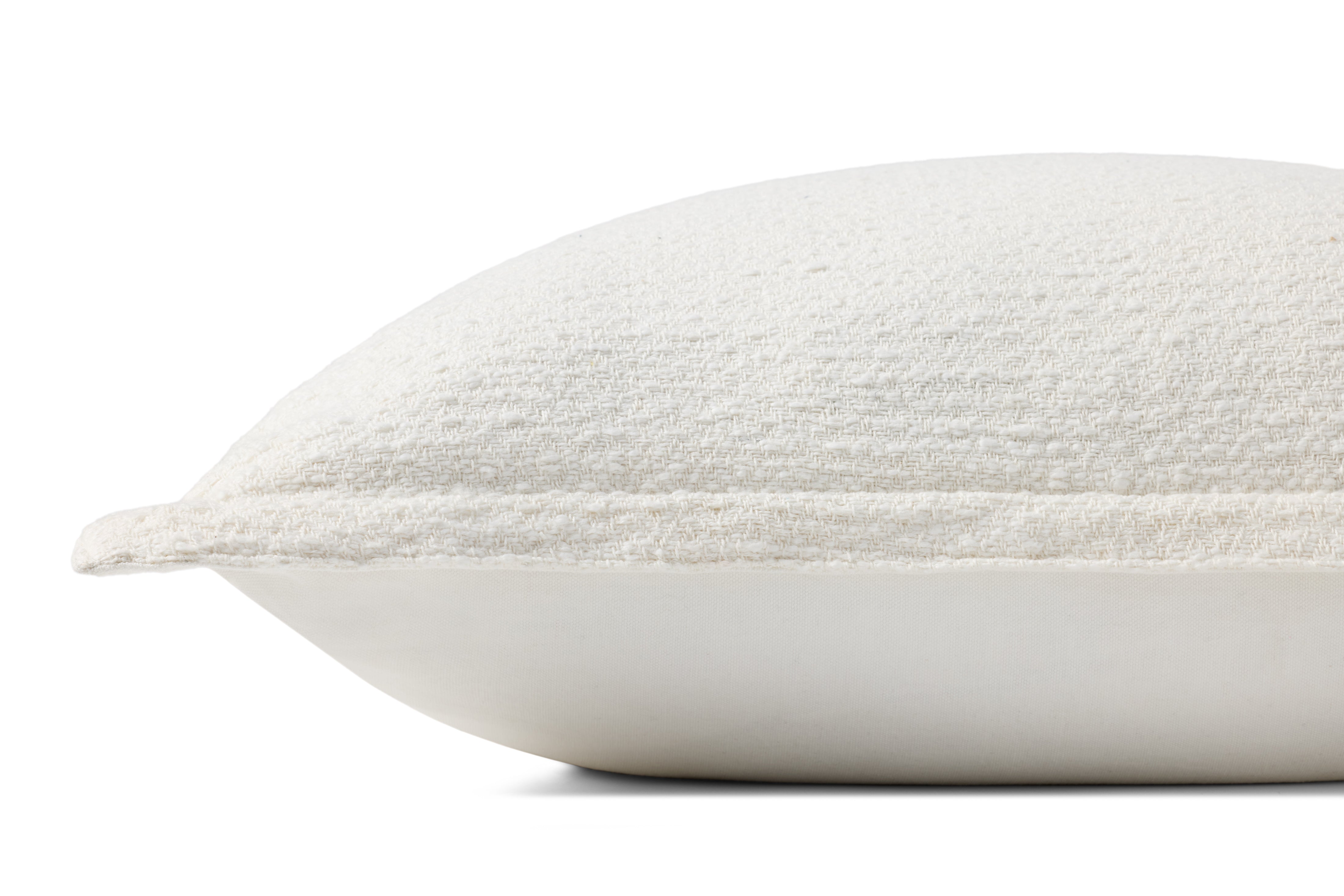 Chris Loves Julia x Loloi Morris Pillow - White (PCJ0022)