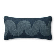 Brigette Romanek x Loloi Pillow - Navy / Blue (PBR0004)