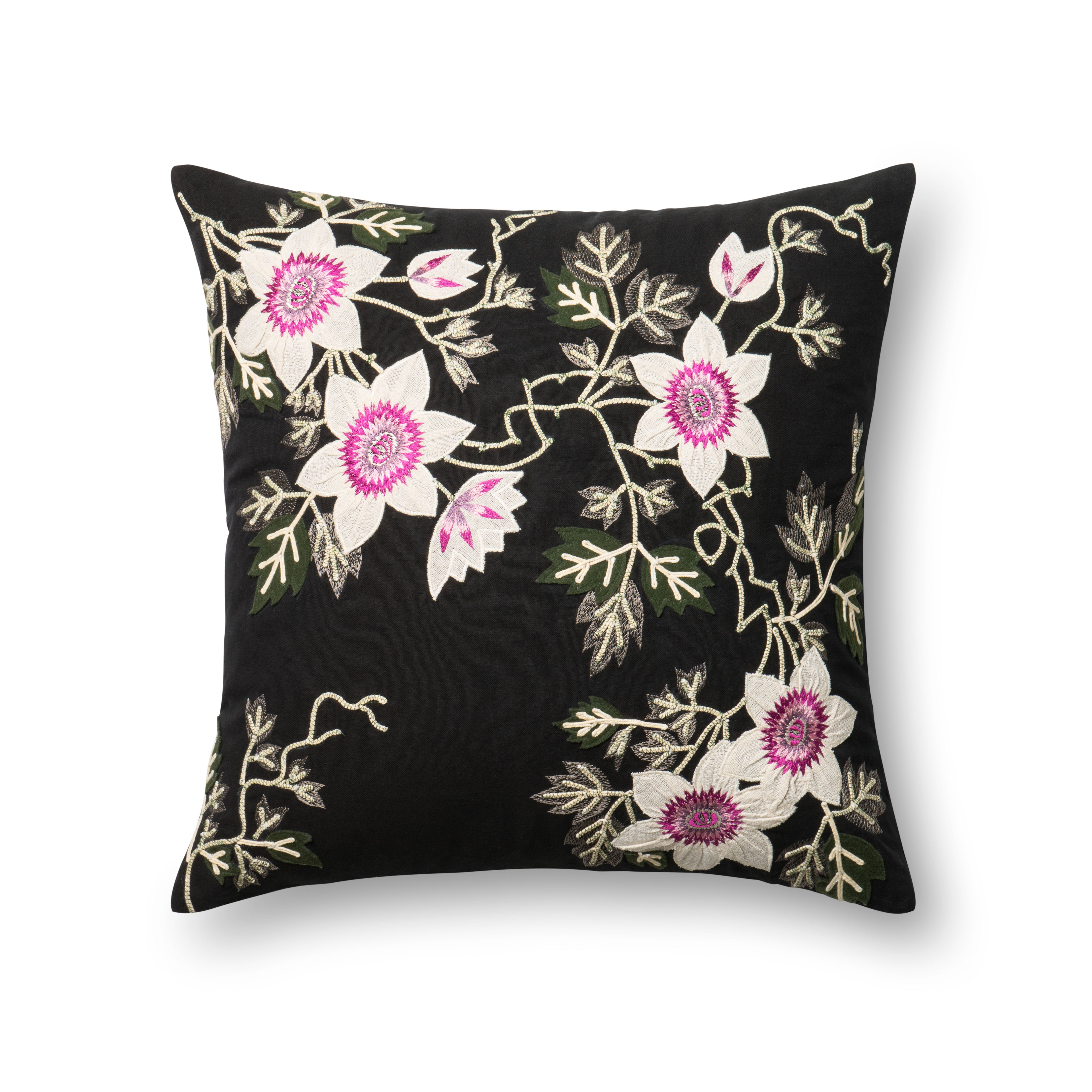 Loloi Pillow - Black / Ivory (P0295)