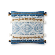 Loloi Pillow - Blue / Natural (P0930)