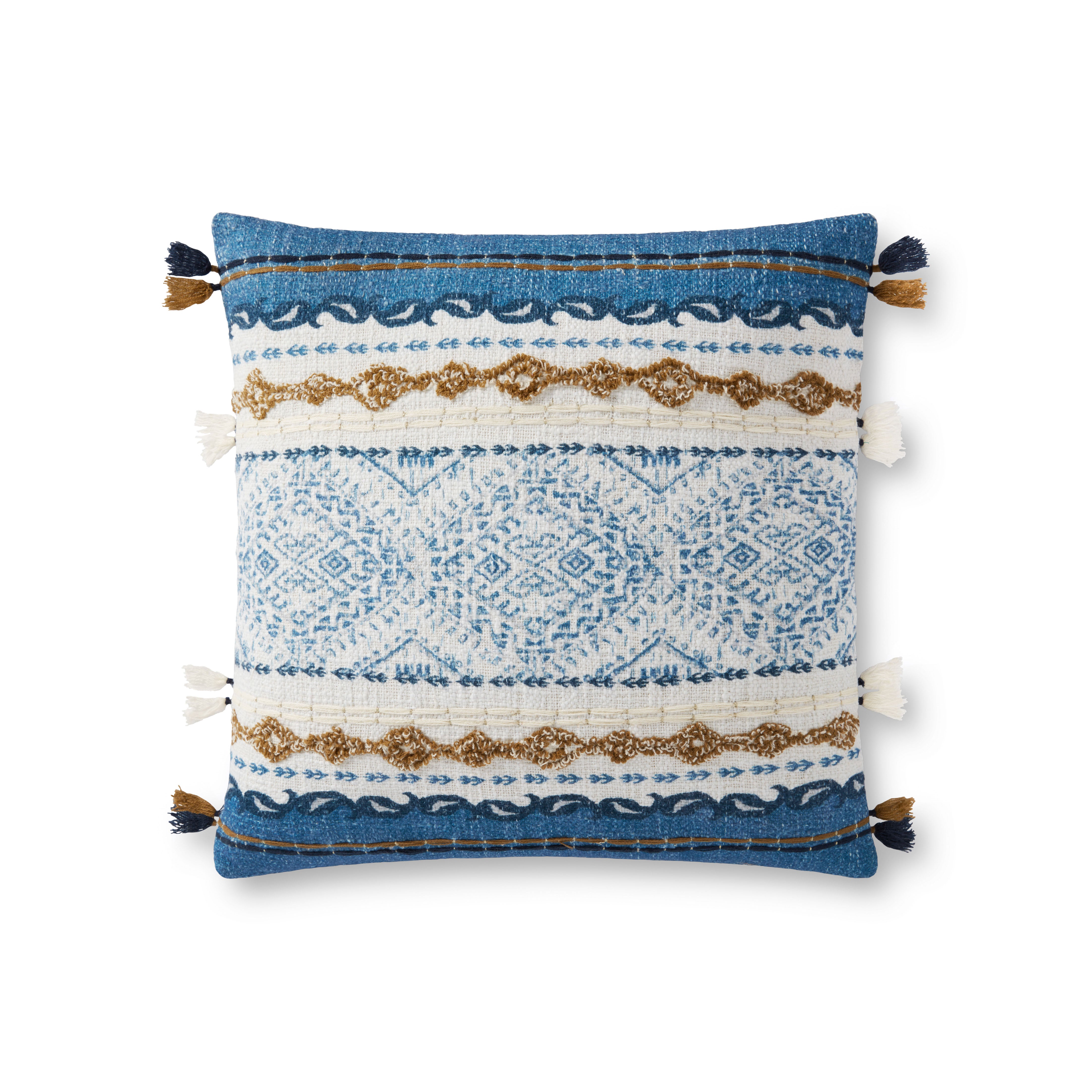Loloi Pillow - Blue / Natural (P0930)