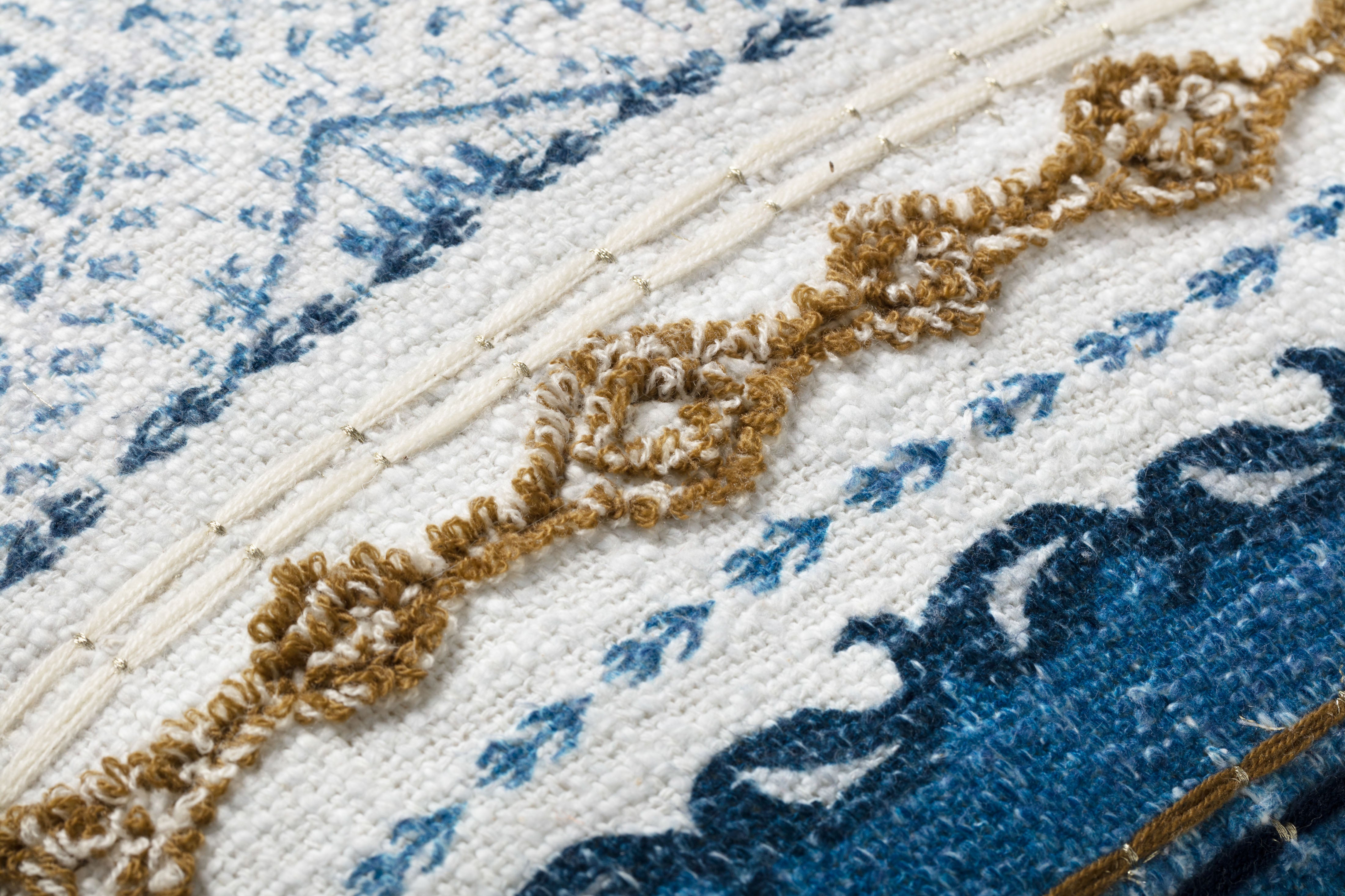 Loloi Pillow - Blue / Natural (P0930)