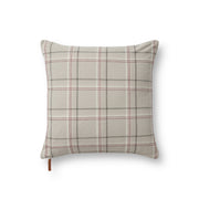 Chris Loves Julia x Loloi Teddy Pillow - Beige / Multi (PCJ0009)