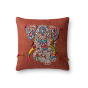 Loloi Pillow - Rust / Multi (P0492)