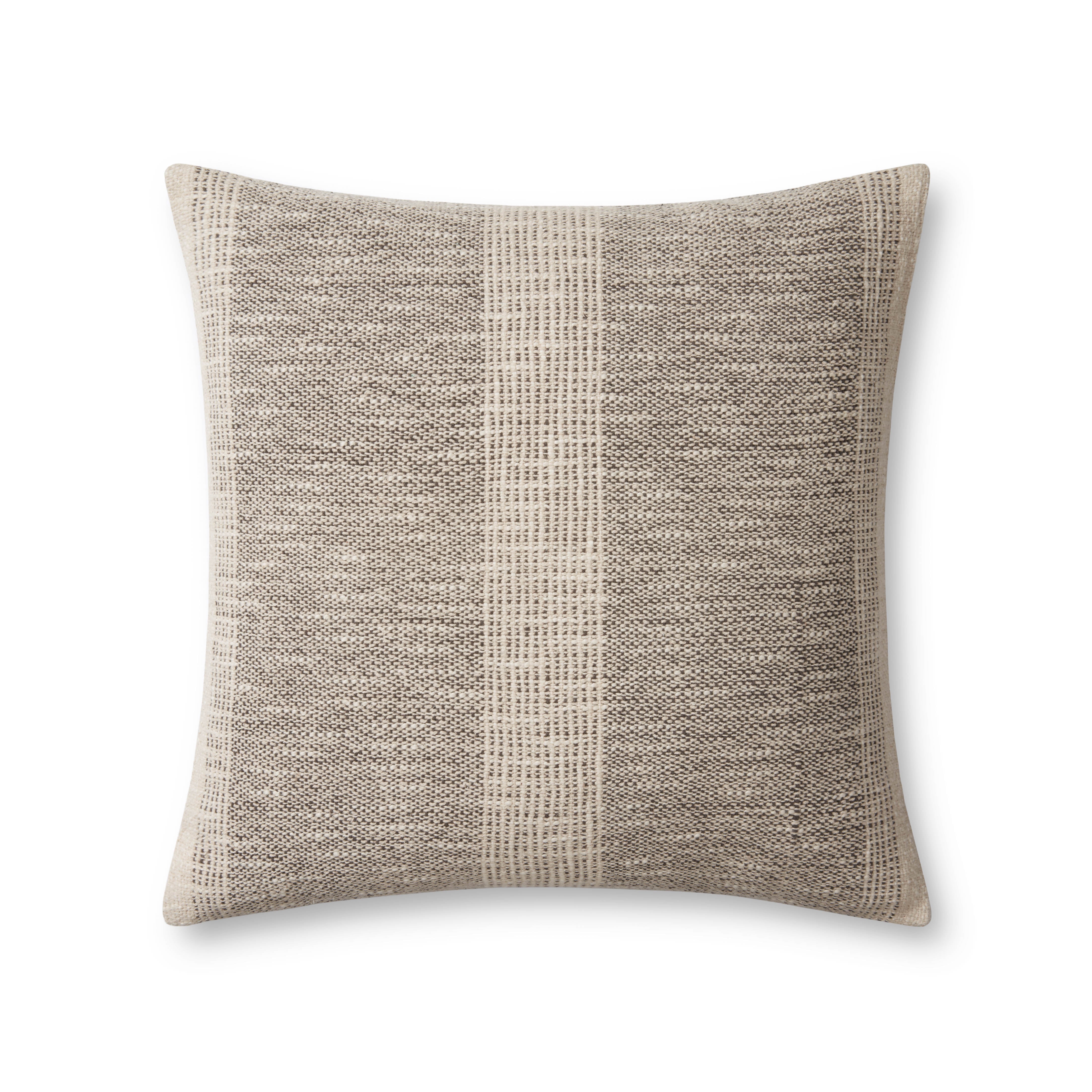 Angela Rose x Loloi Dusk Pillow - Charcoal / Ivory (PAR0005)