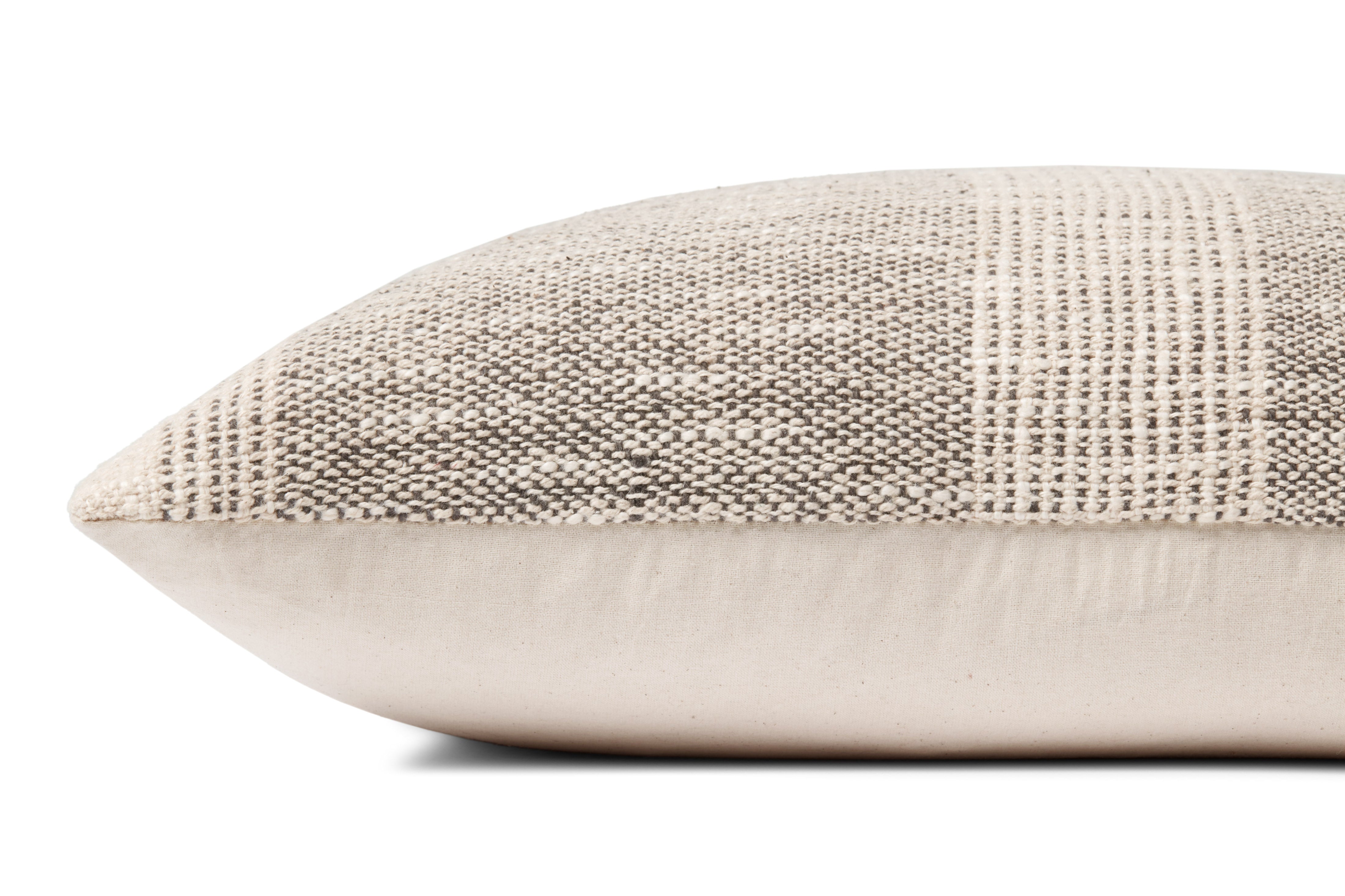 Angela Rose x Loloi Dusk Pillow - Charcoal / Ivory (PAR0005)