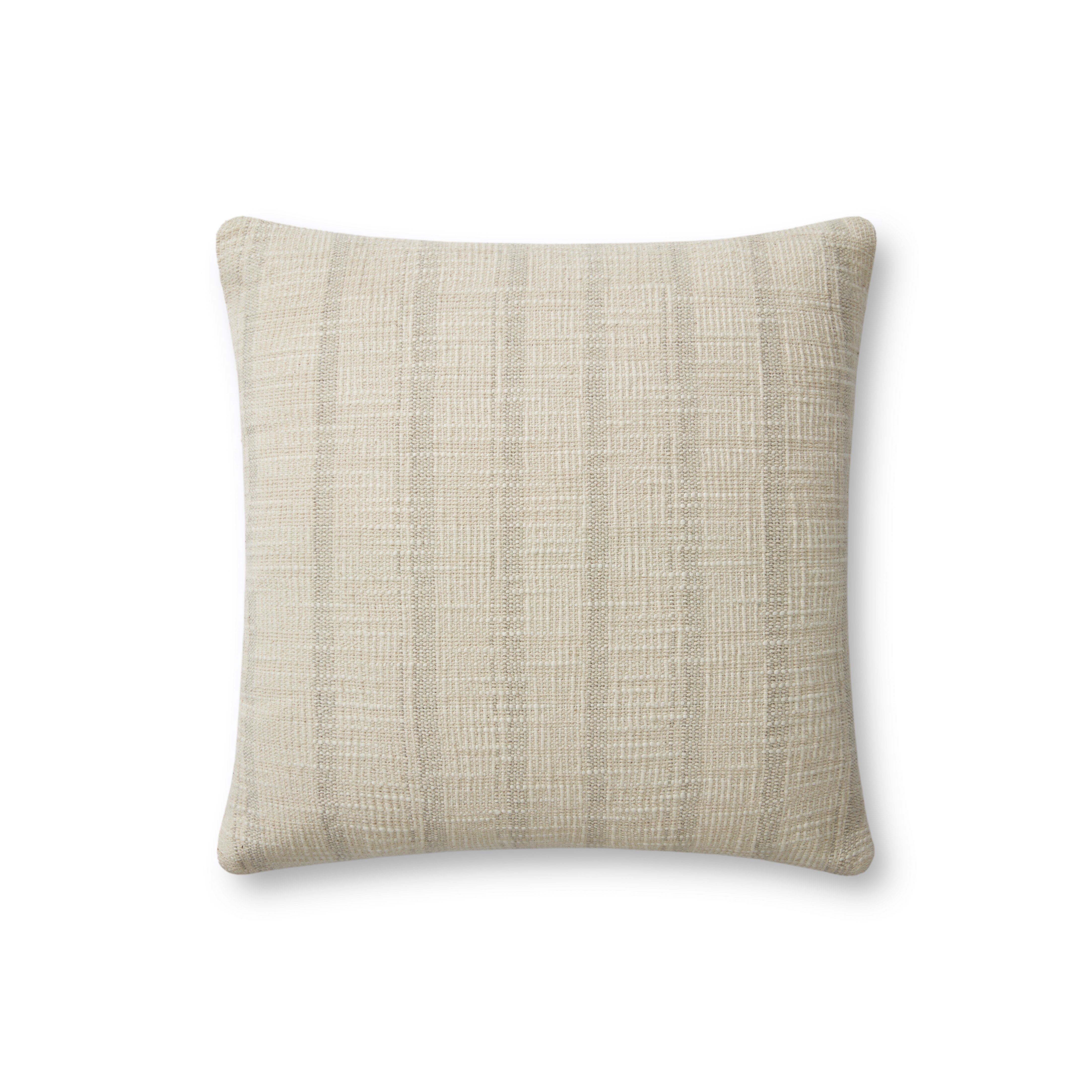 Angela Rose x Loloi Joshua Pillow - Ivory / Grey (PAR0006)
