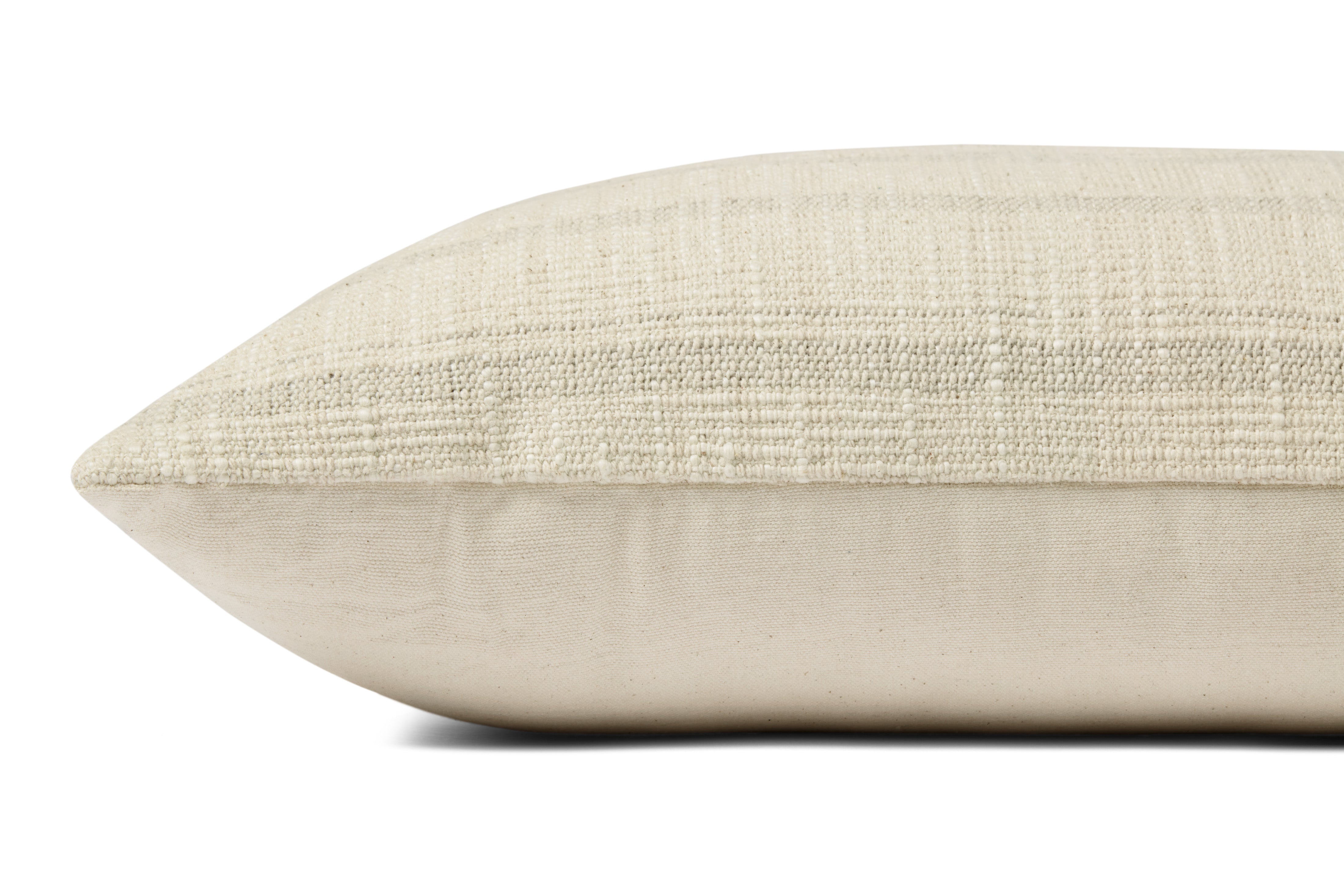 Angela Rose x Loloi Joshua Pillow - Ivory / Grey (PAR0006)