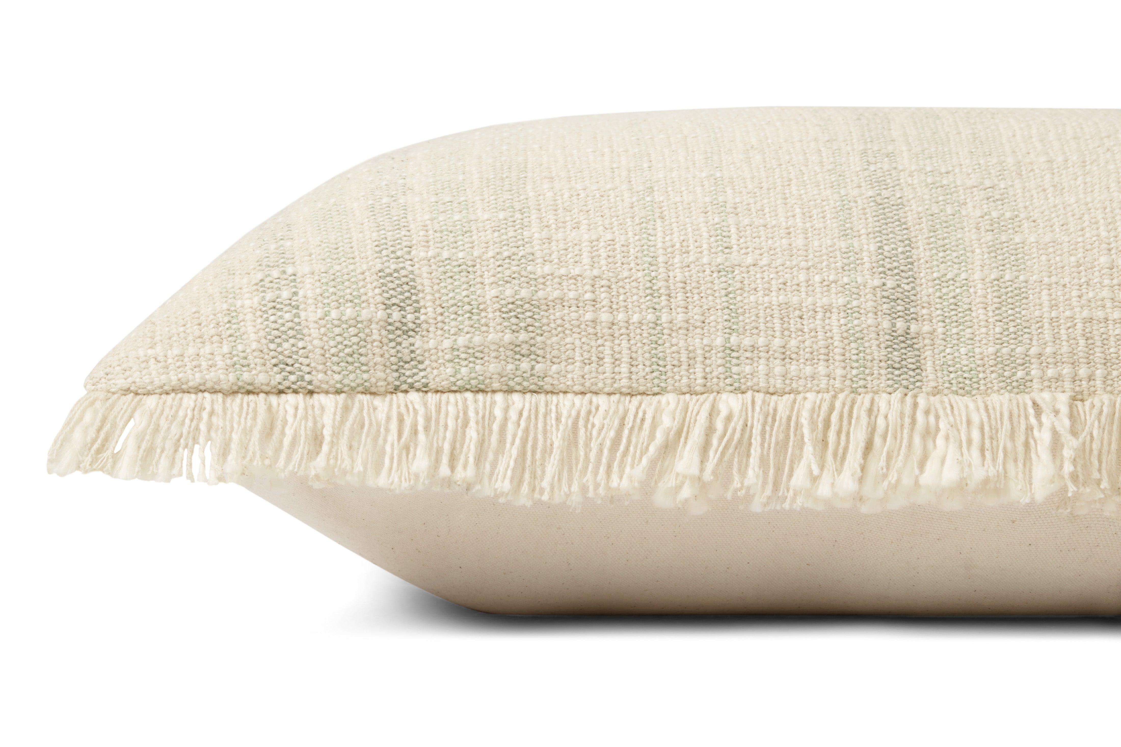Angela Rose x Loloi Forrest Pillow - Ivory / Sage (PAR0007)
