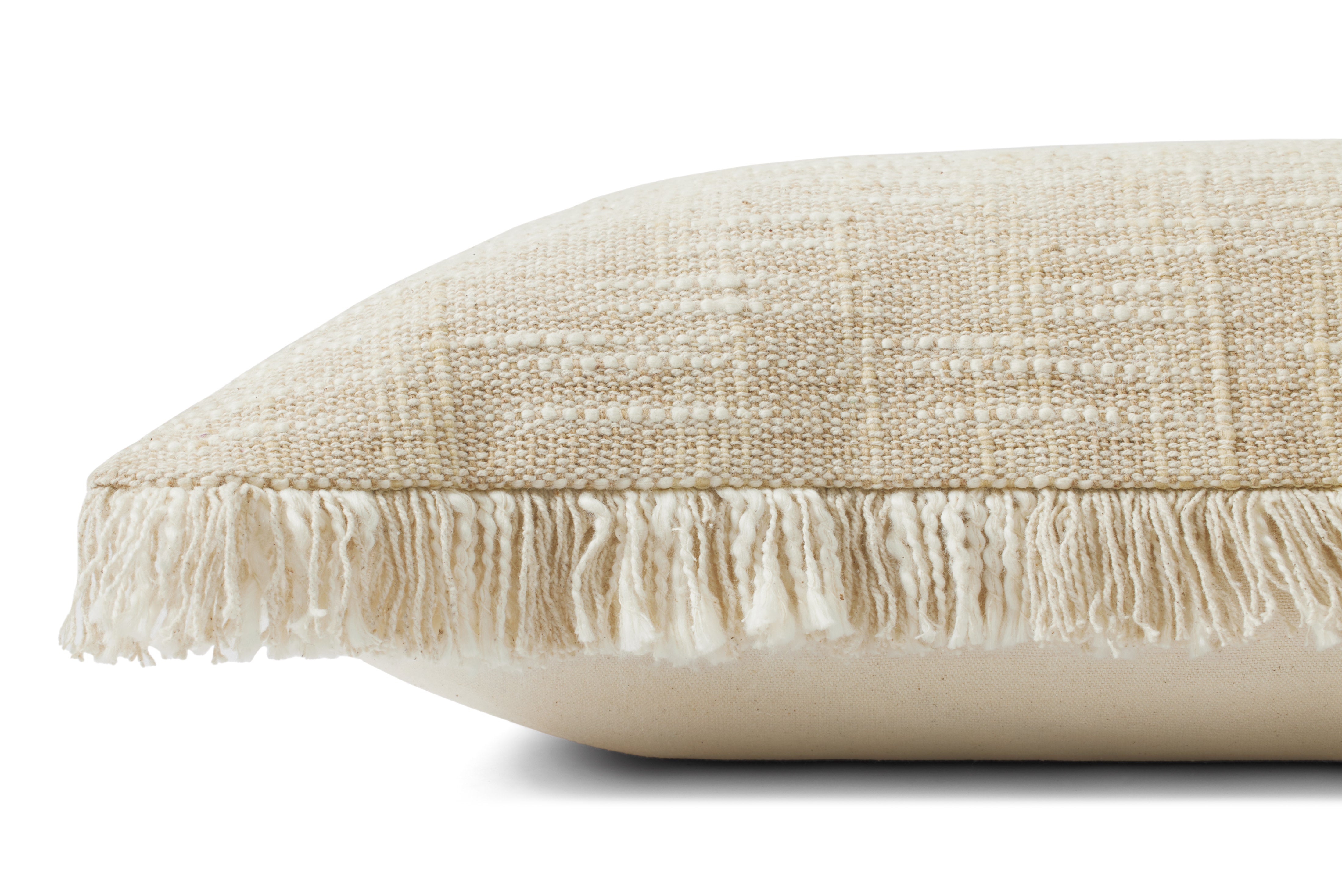 Angela Rose x Loloi Bella Pillow - Sand / Natural (PAR0008)