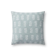 Chris Loves Julia x Loloi Tully Pillow - Light Blue (PCJ0024)