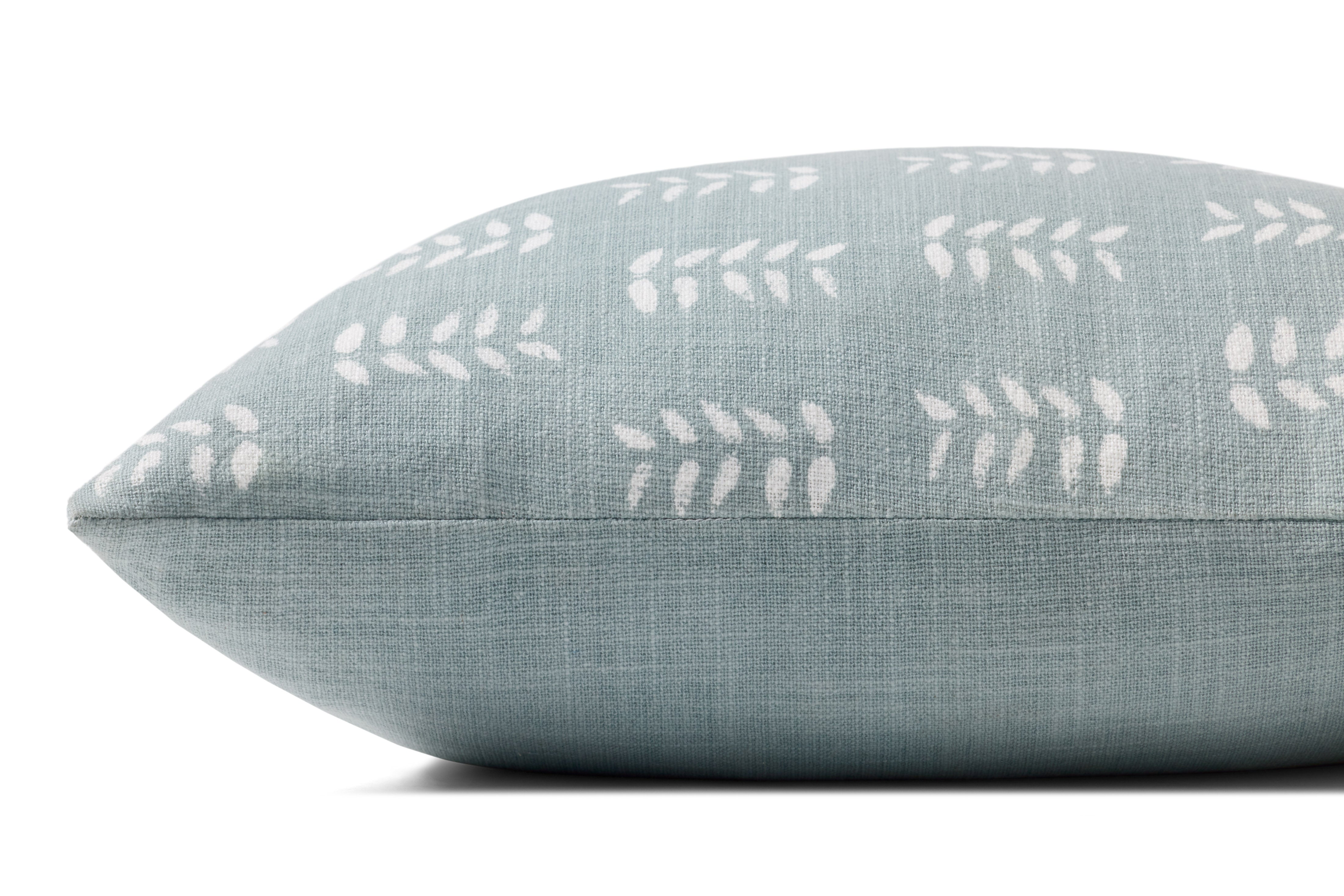 Chris Loves Julia x Loloi Tully Pillow - Light Blue (PCJ0024)