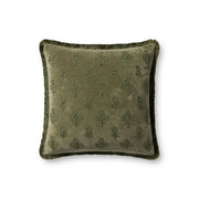 Chris Loves Julia x Loloi Darla Pillow - Olive (PCJ0025)