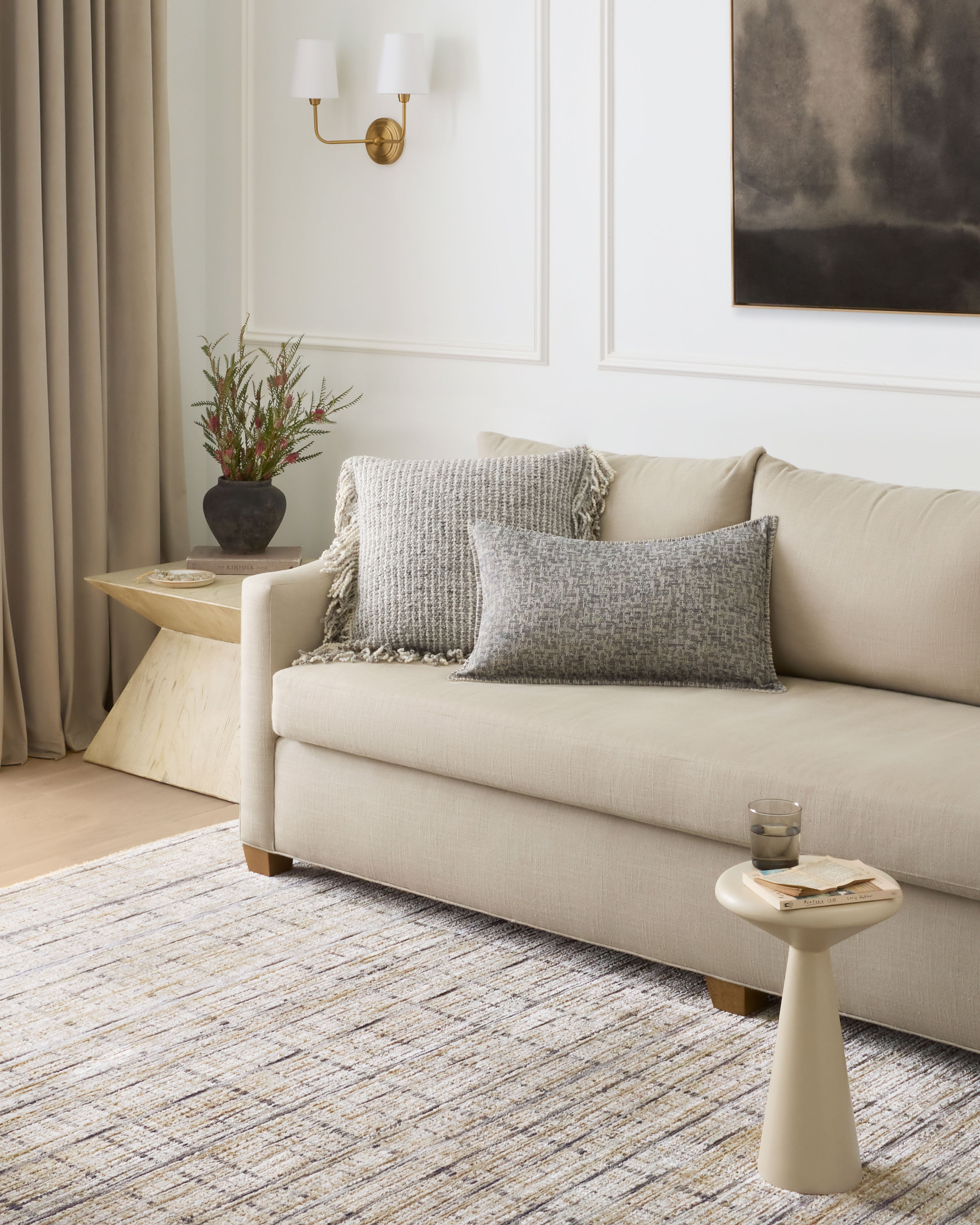 Loloi Pillow - Ivory / Beige (PLL0033)