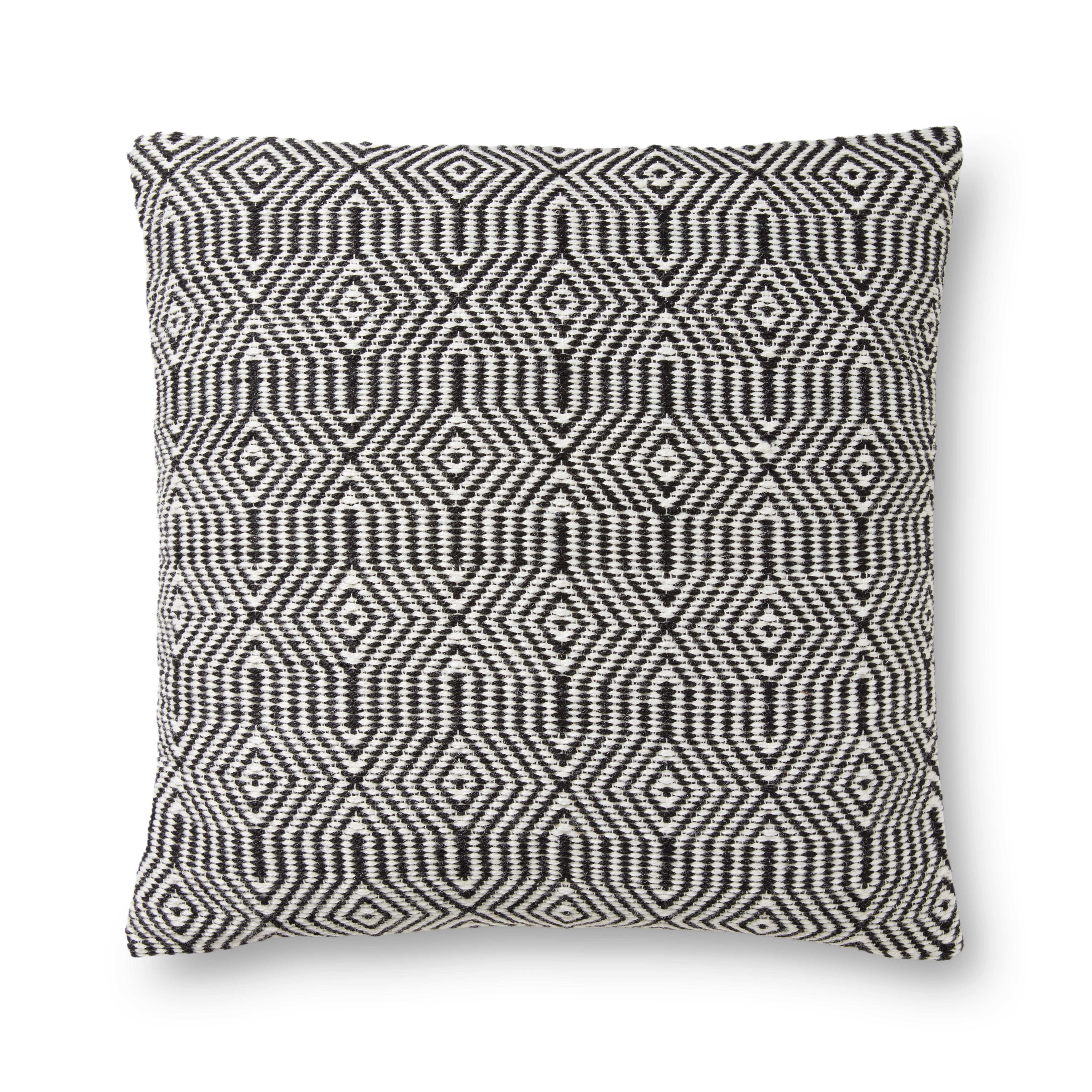 Loloi Pillow - Black / White (P0339)