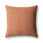 Loloi Pillow - Orange / Ivory (P0339)