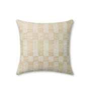 Amber Lewis x Loloi Adams Pillow - Sand / Ivory (PAL0049)
