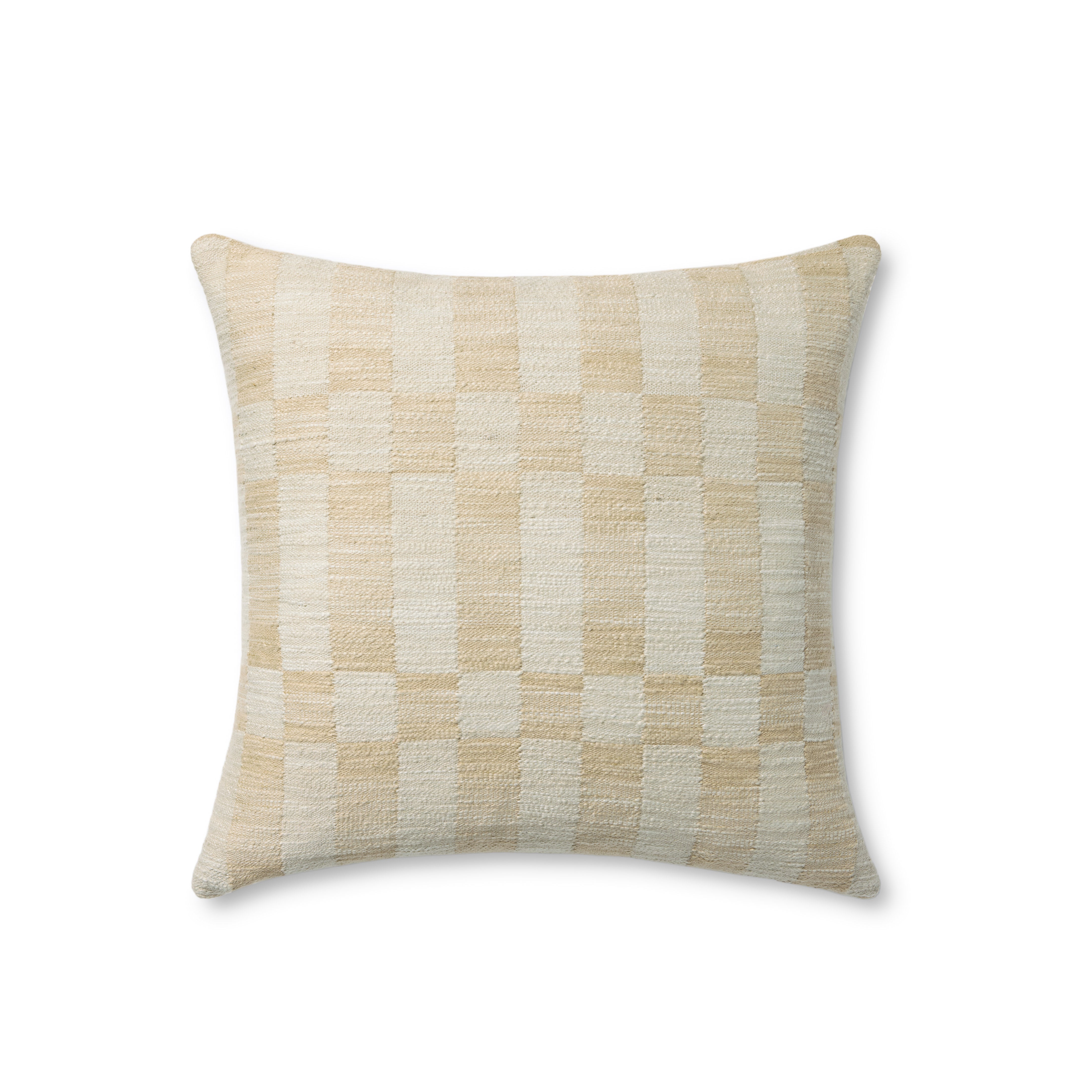 Amber Lewis x Loloi Adams Pillow - Sand / Ivory (PAL0049)