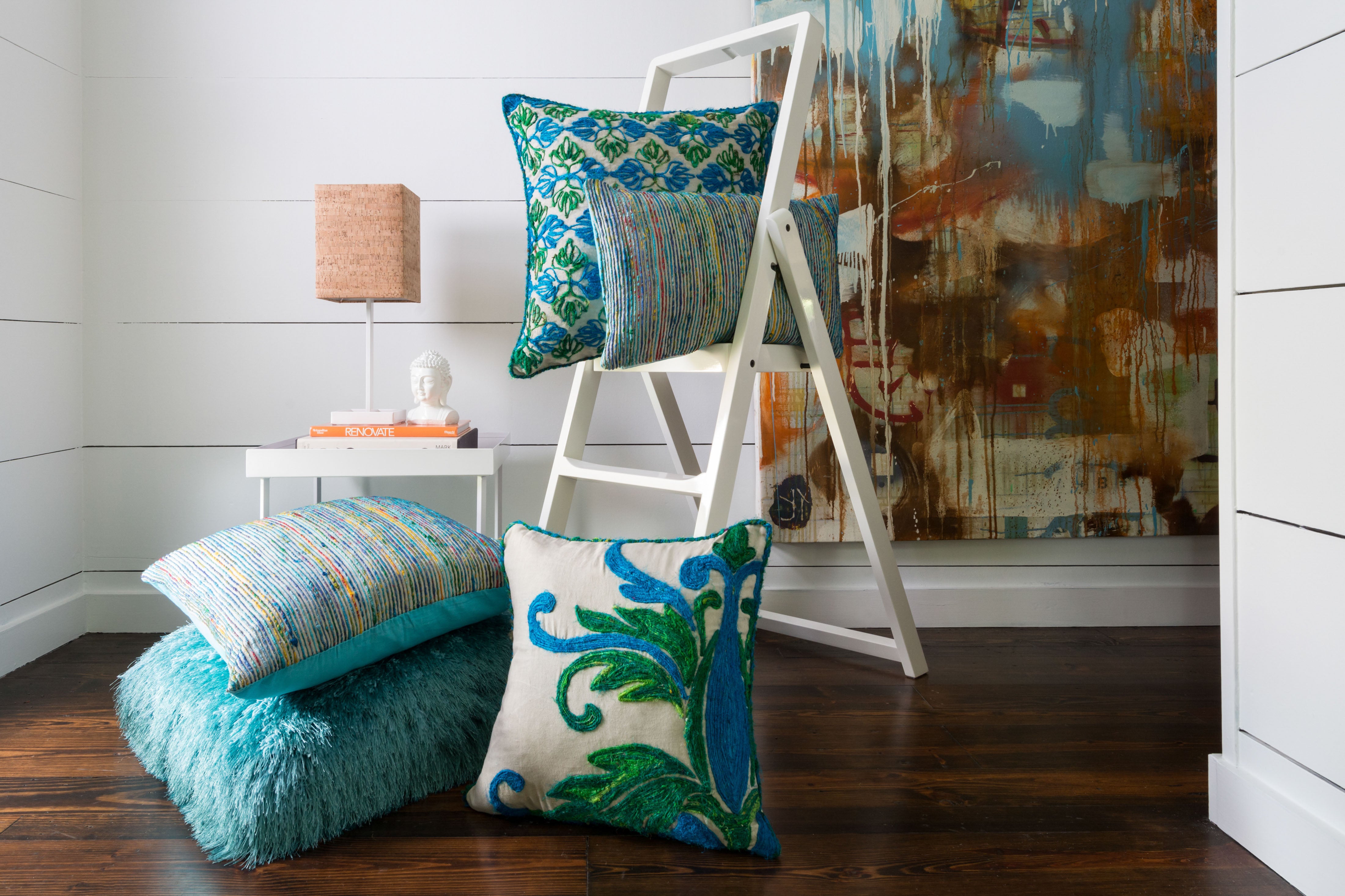 Loloi Pillow - Blue / Multi (P0242)