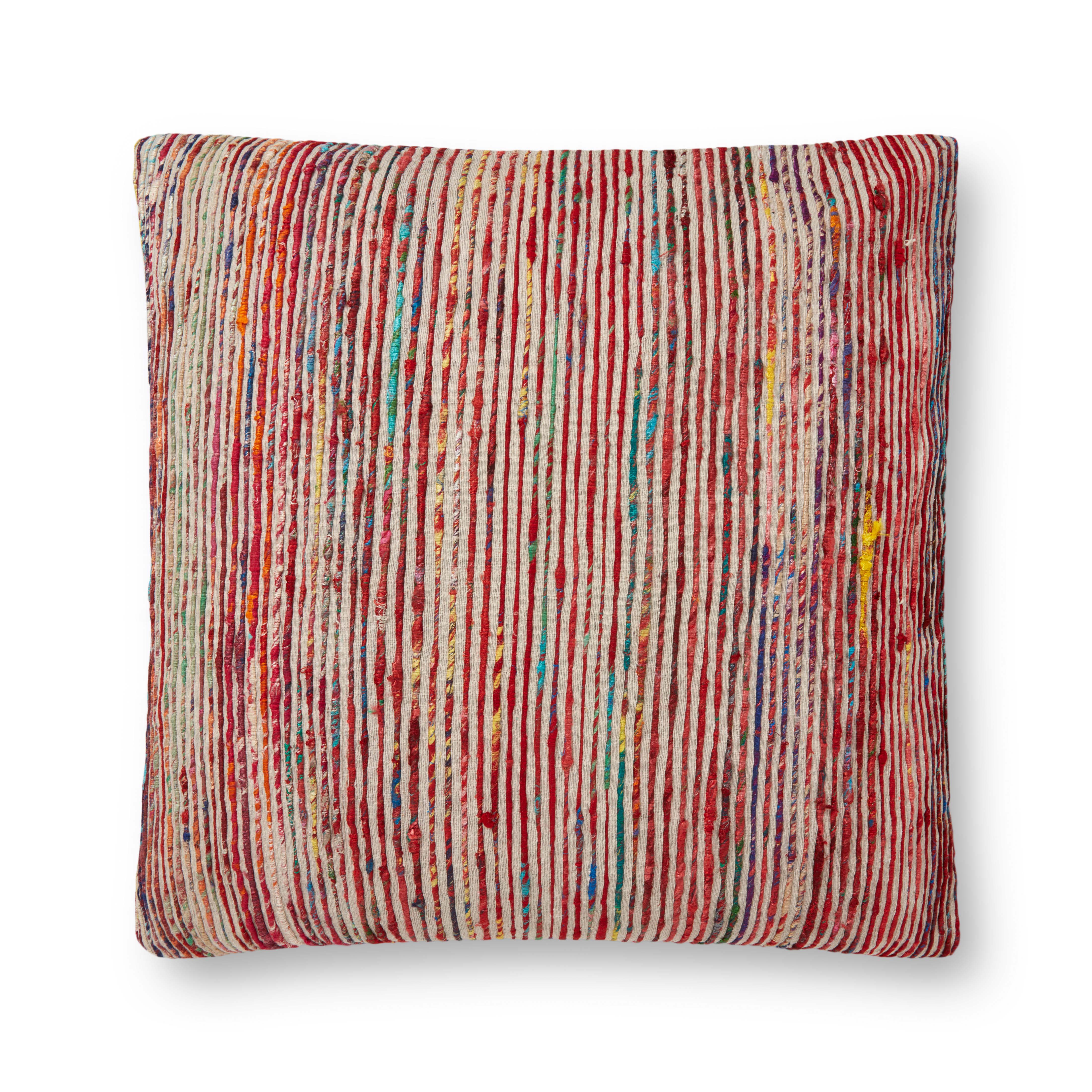 Loloi Pillow - Red / Multi (P0242)