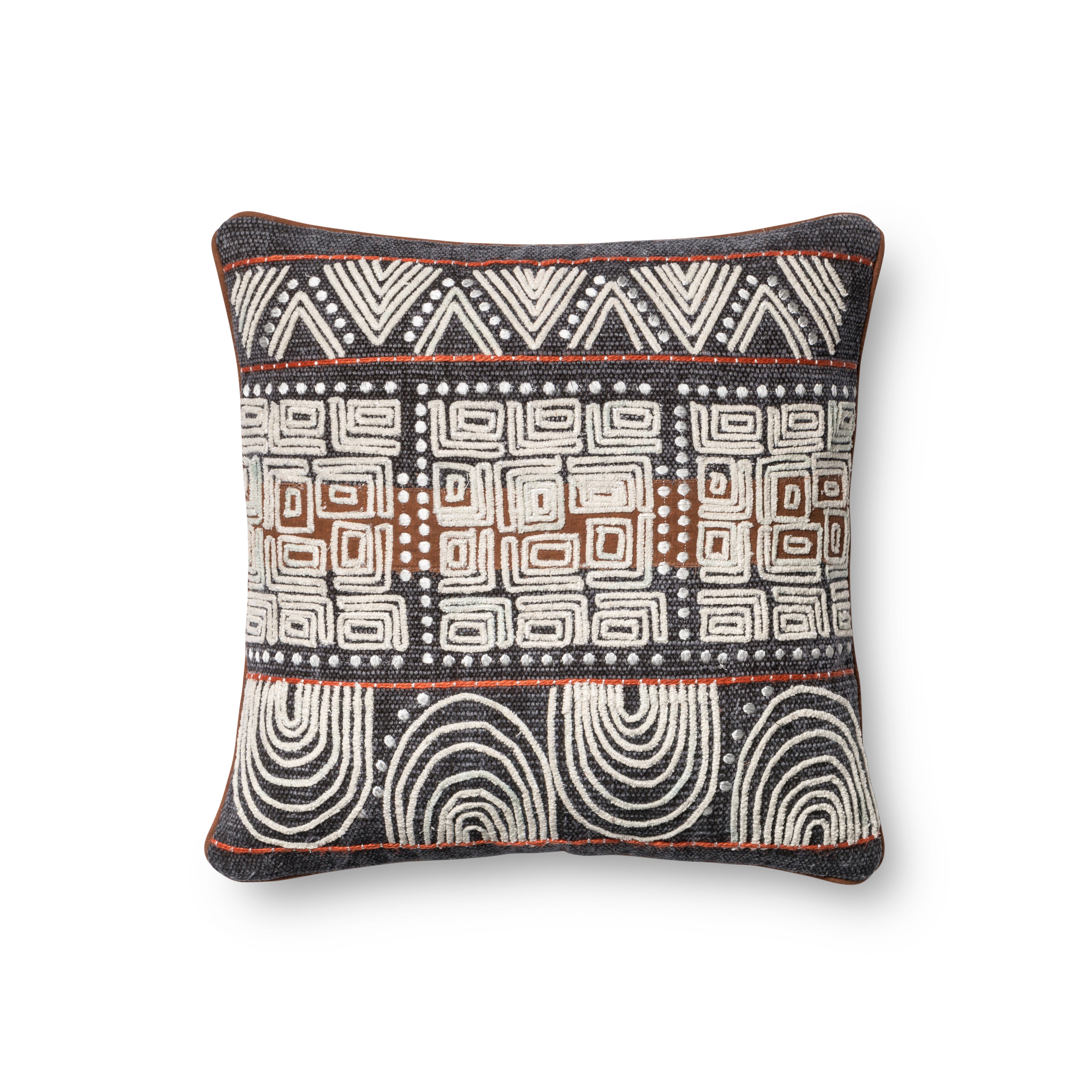 Loloi Pillow - Blue / Rust (P0379)