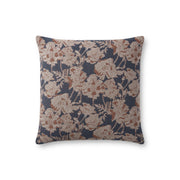 Chris Loves Julia x Loloi Matilda Pillow - Navy / Clay (PCJ0008)