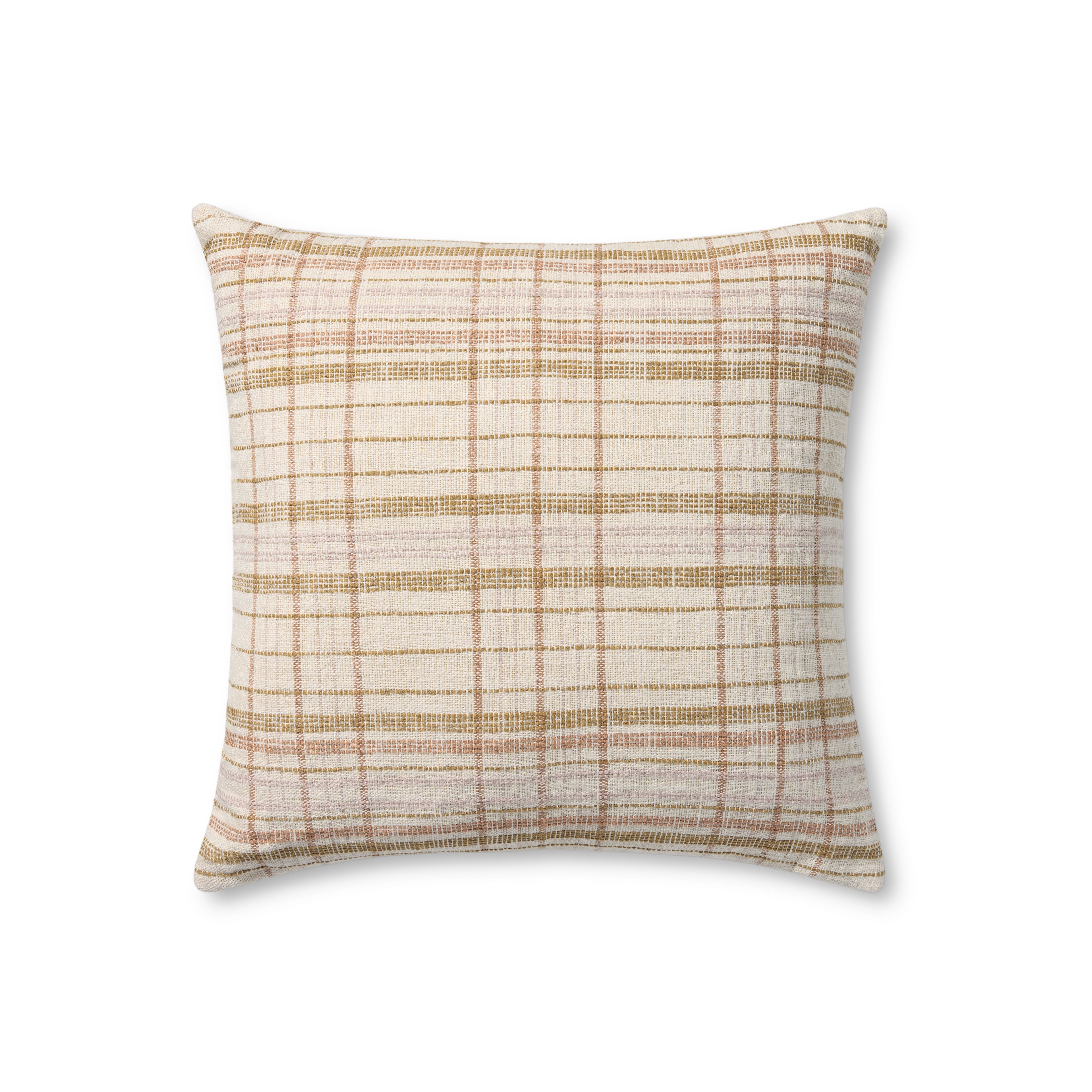 Amber Lewis x Loloi Avalon Pillow - Wheat / Multi (PAL0052)