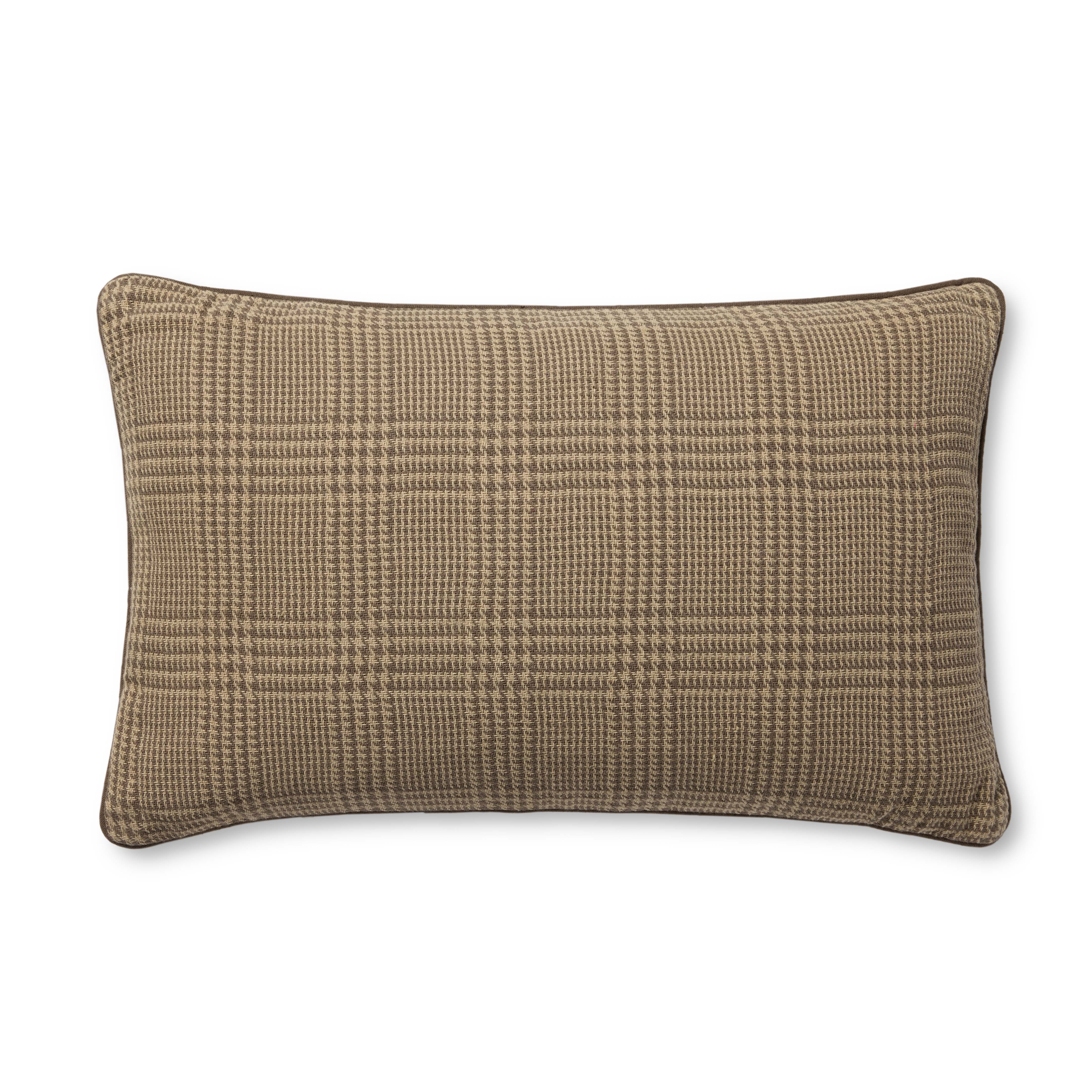 Amber Lewis x Loloi Navarro Pillow - Brown (PAL0055)