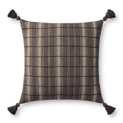 Brigette Romanek x Loloi Pillow - Brown / Beige (PBR0001)