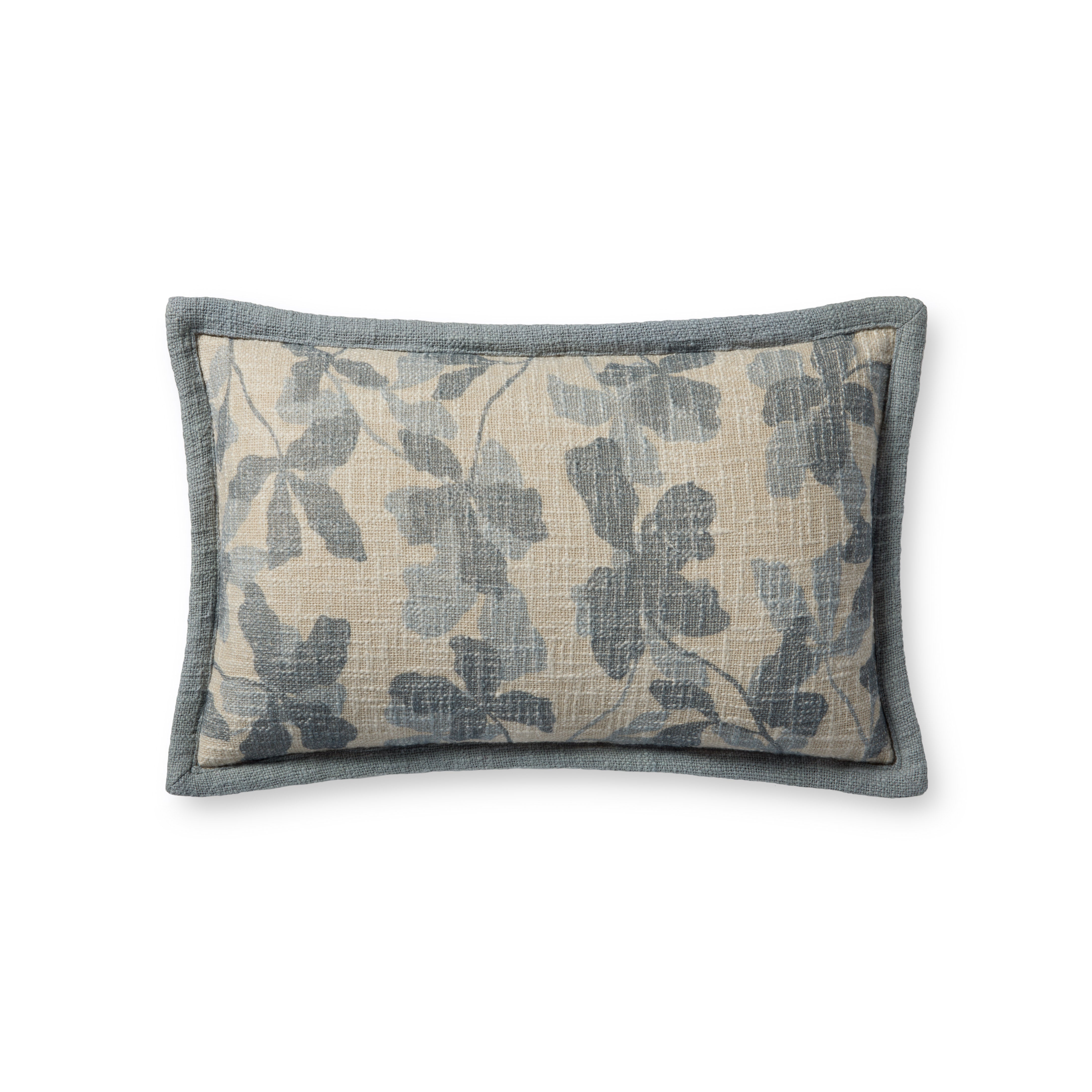 Brigette Romanek x Loloi Pillow - Blue / Natural (PBR0008)