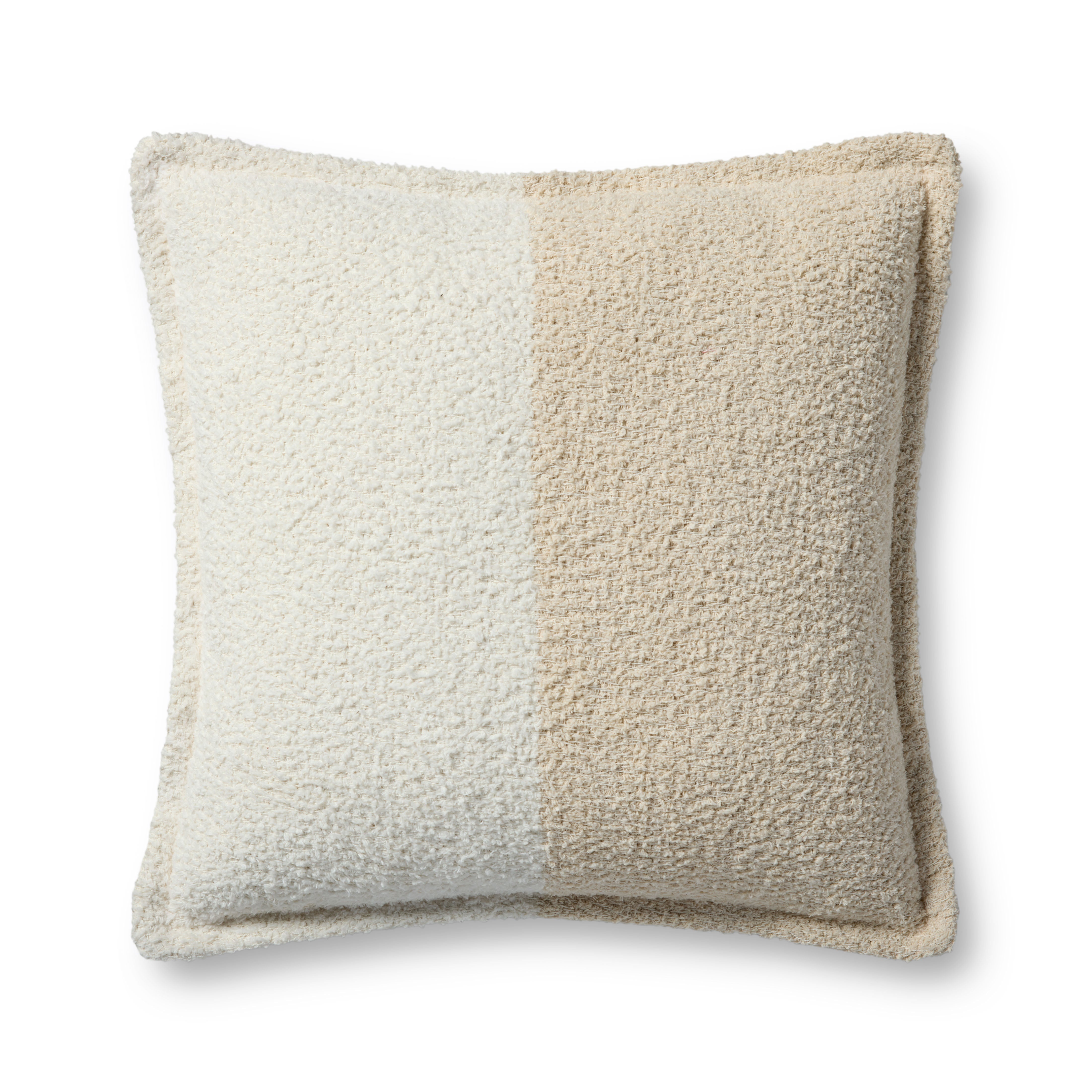 Brigette Romanek x Loloi Pillow - Ivory / Natural (PBR0013)