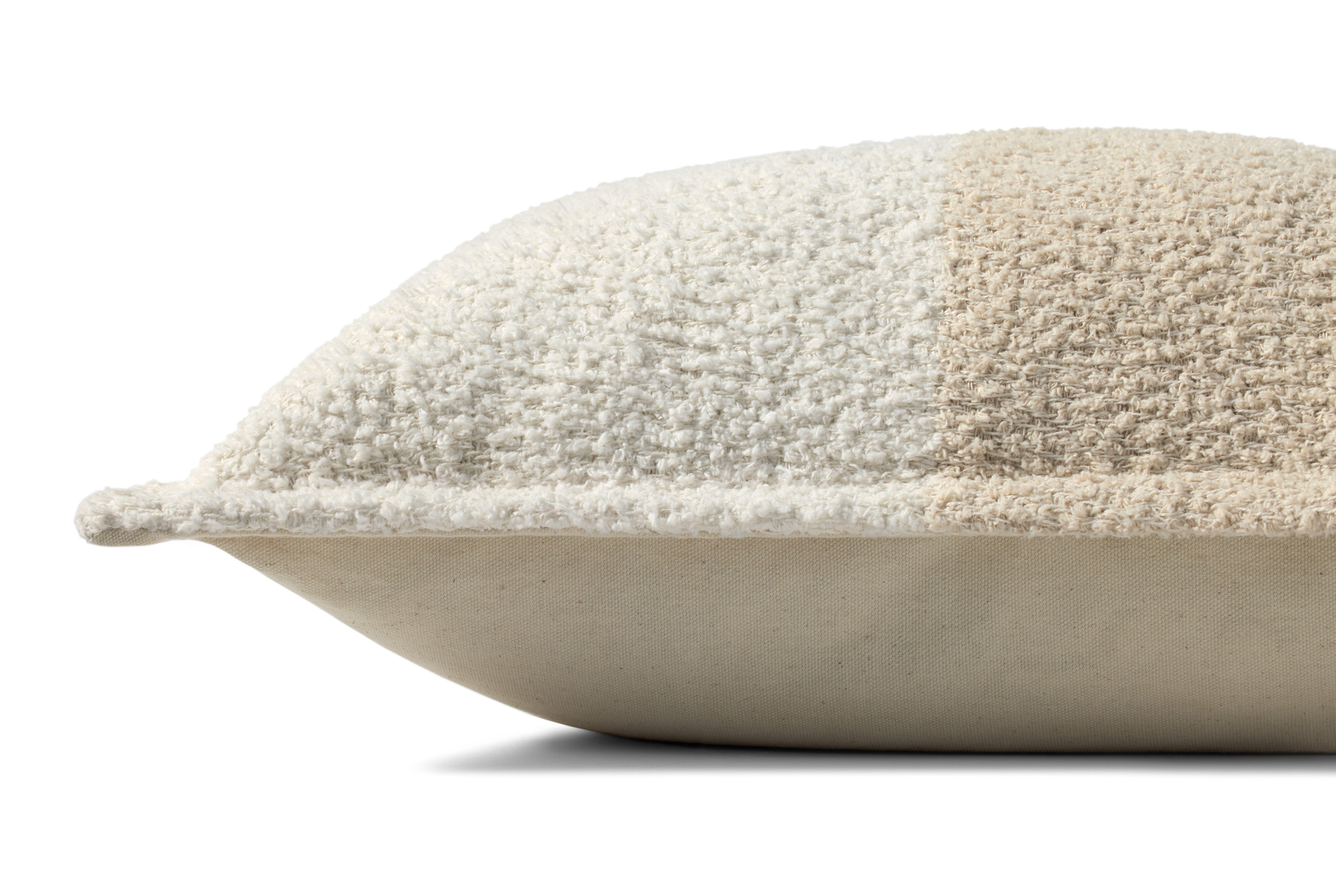 Brigette Romanek x Loloi Pillow - Ivory / Natural (PBR0013)