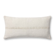 Chris Loves Julia x Loloi Harvey Pillow - White (PCJ0018)