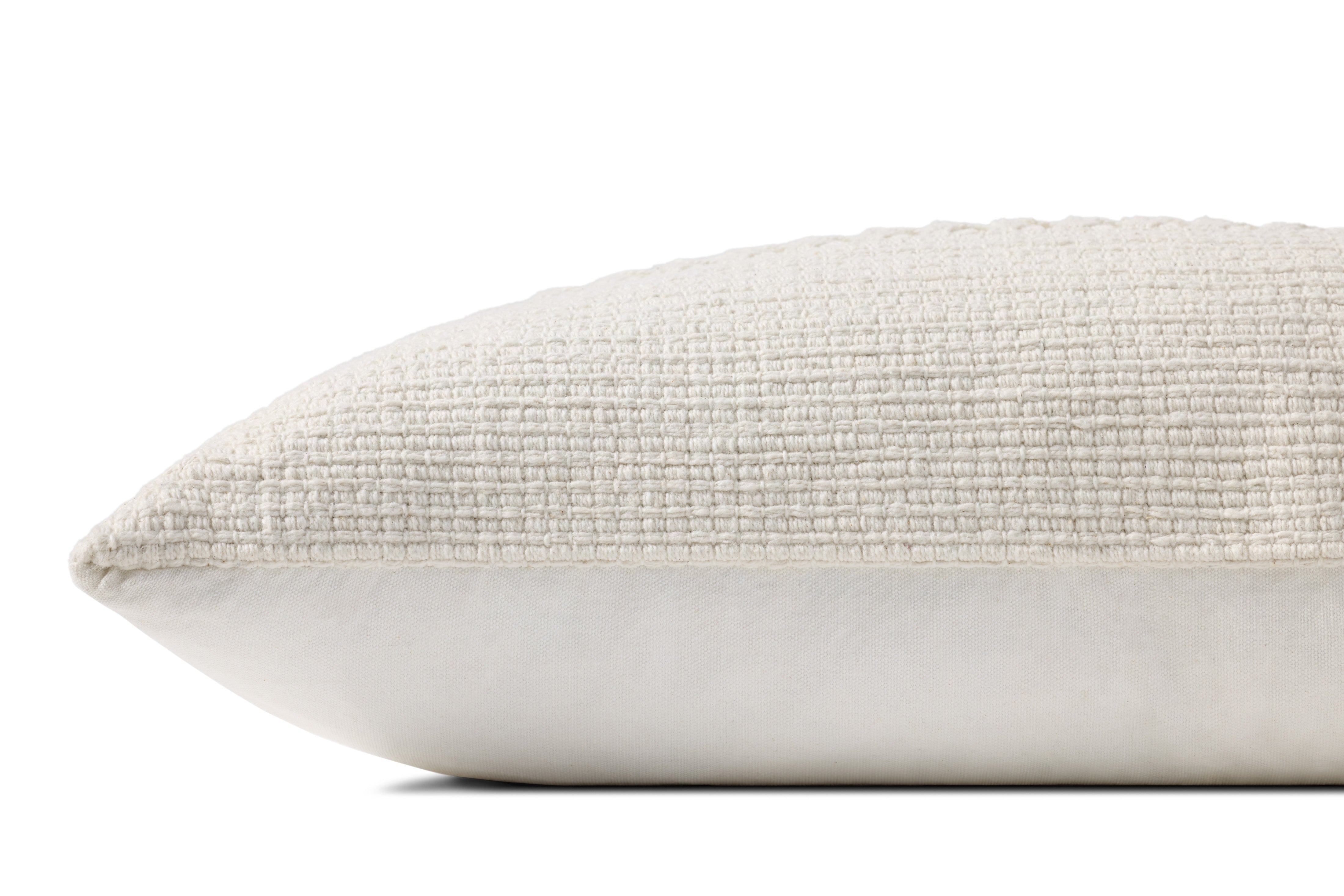 Chris Loves Julia x Loloi Harvey Pillow - White (PCJ0018)