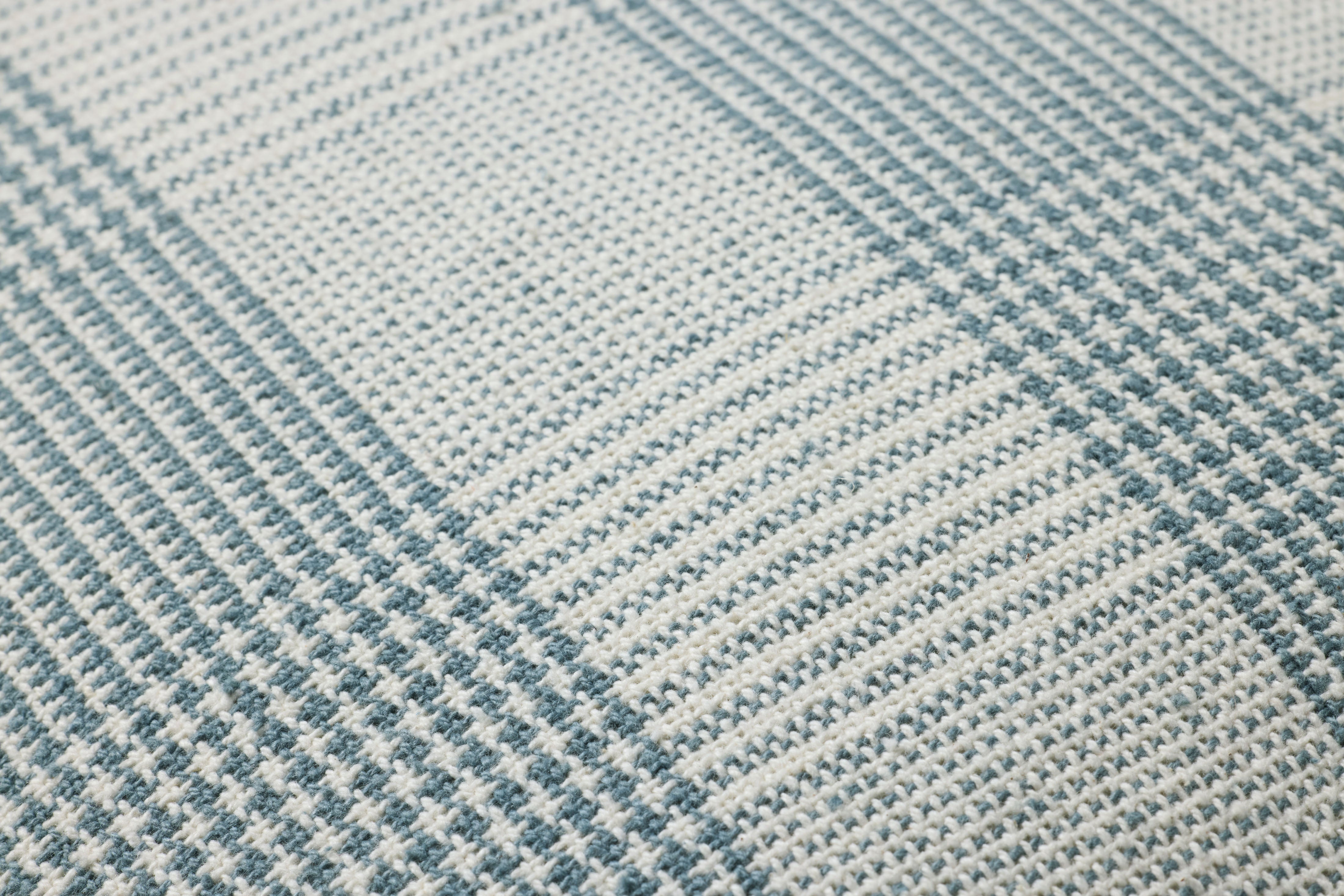 Chris Loves Julia x Loloi Auggie Pillow - Blue / White (PCJ0021)