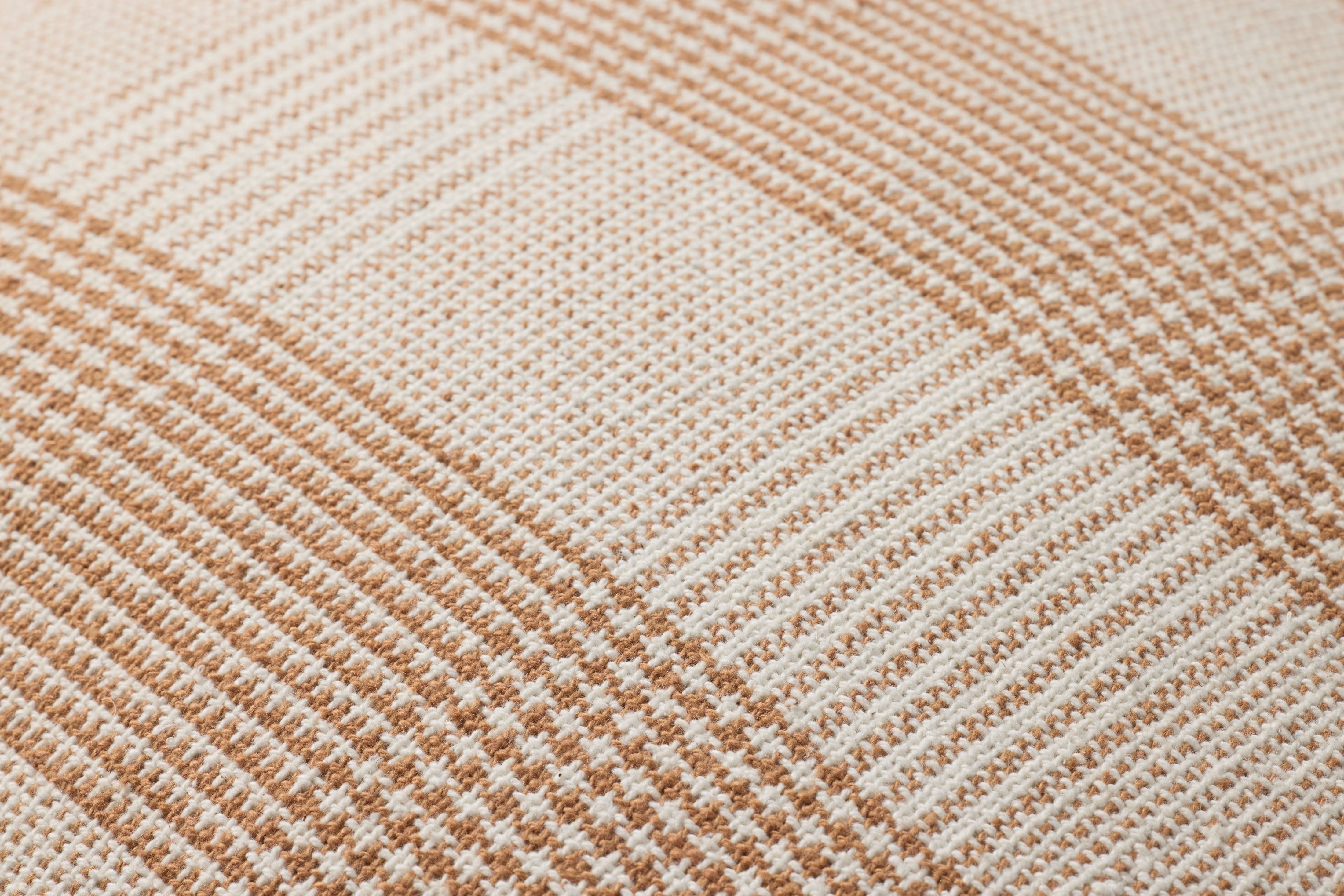 Chris Loves Julia x Loloi Auggie Pillow - Orange / White (PCJ0021)