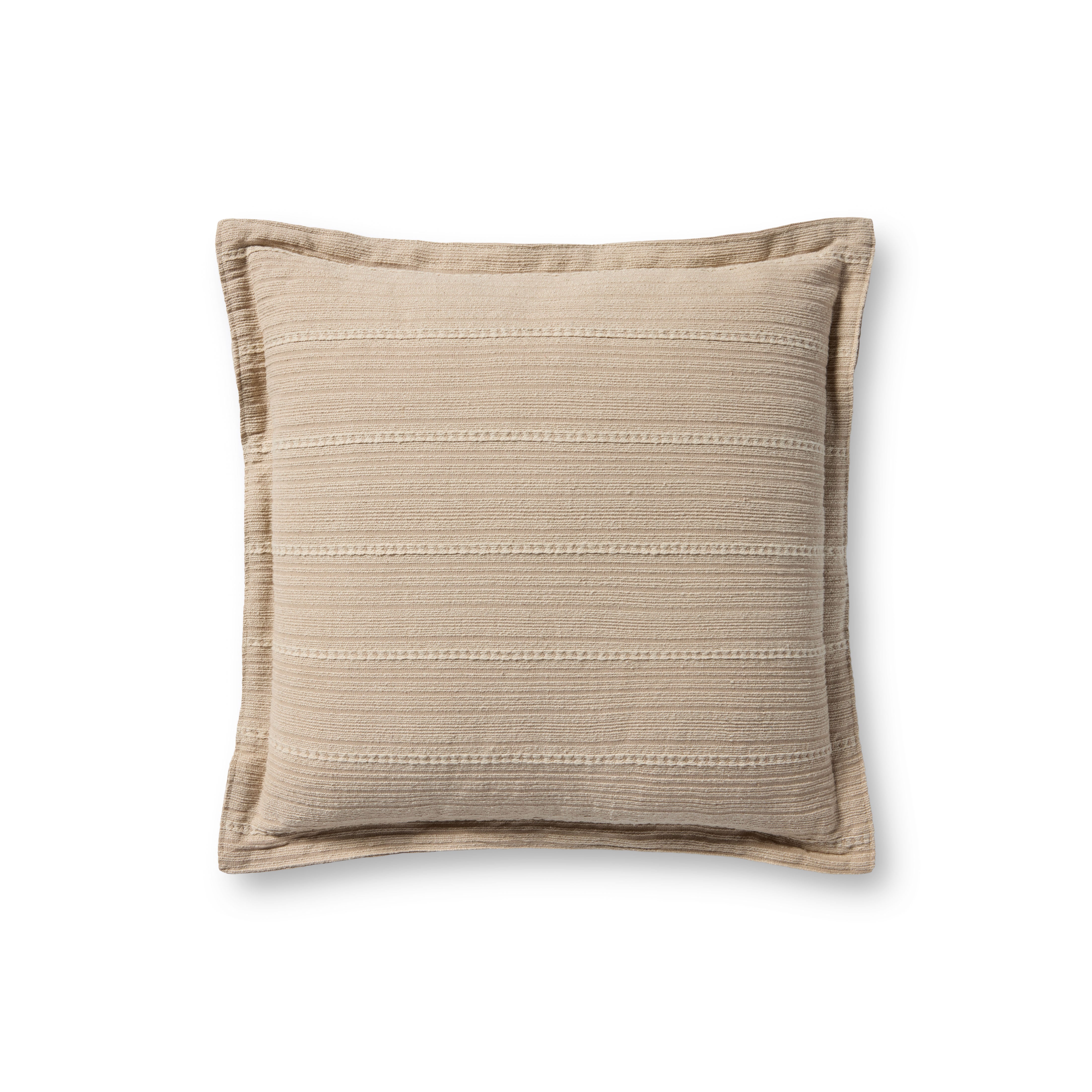 Chris Loves Julia x Loloi Howie Pillow - Natural (PCJ0023)