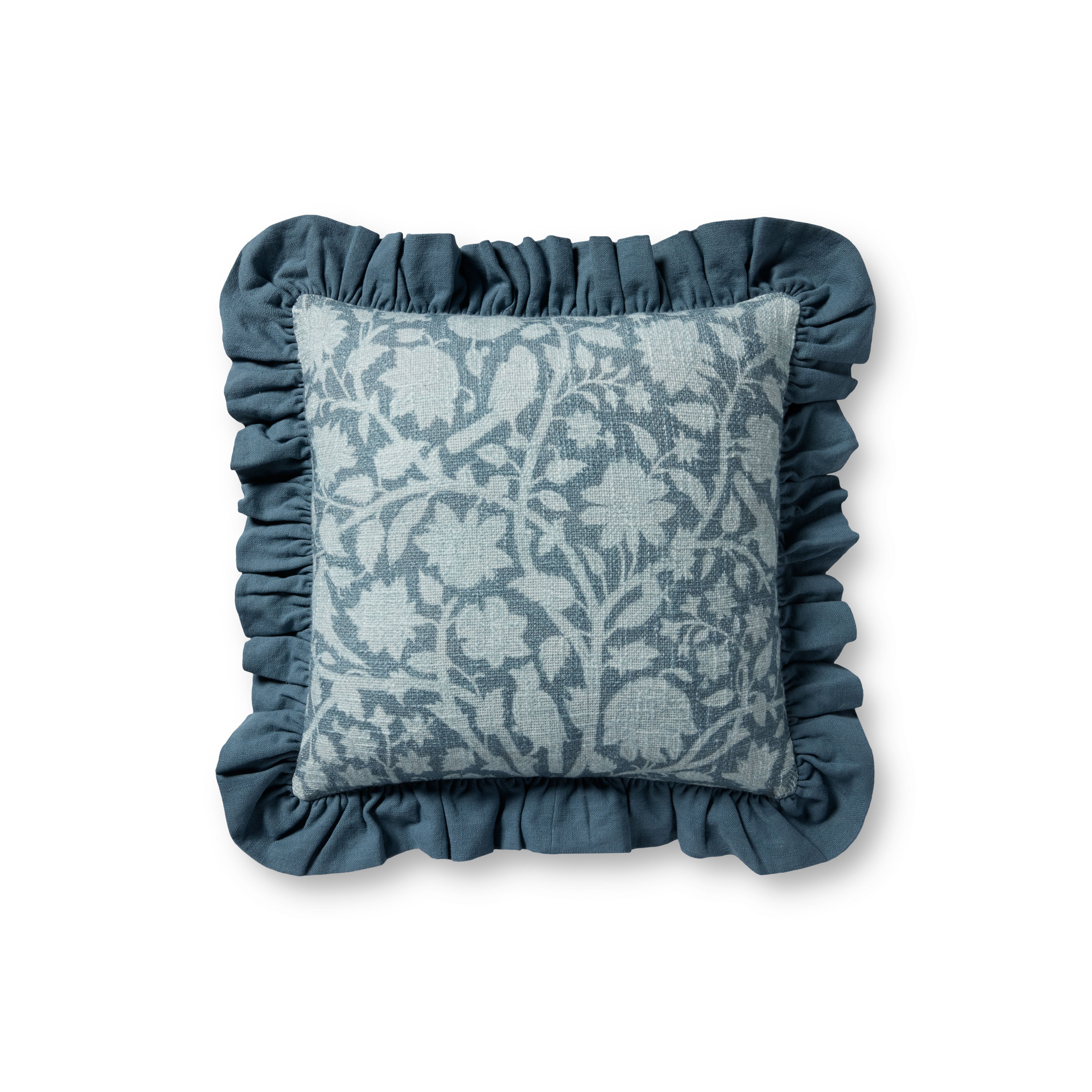 Chris Loves Julia x Loloi Kathleen Pillow - Blue (PCJ0026)