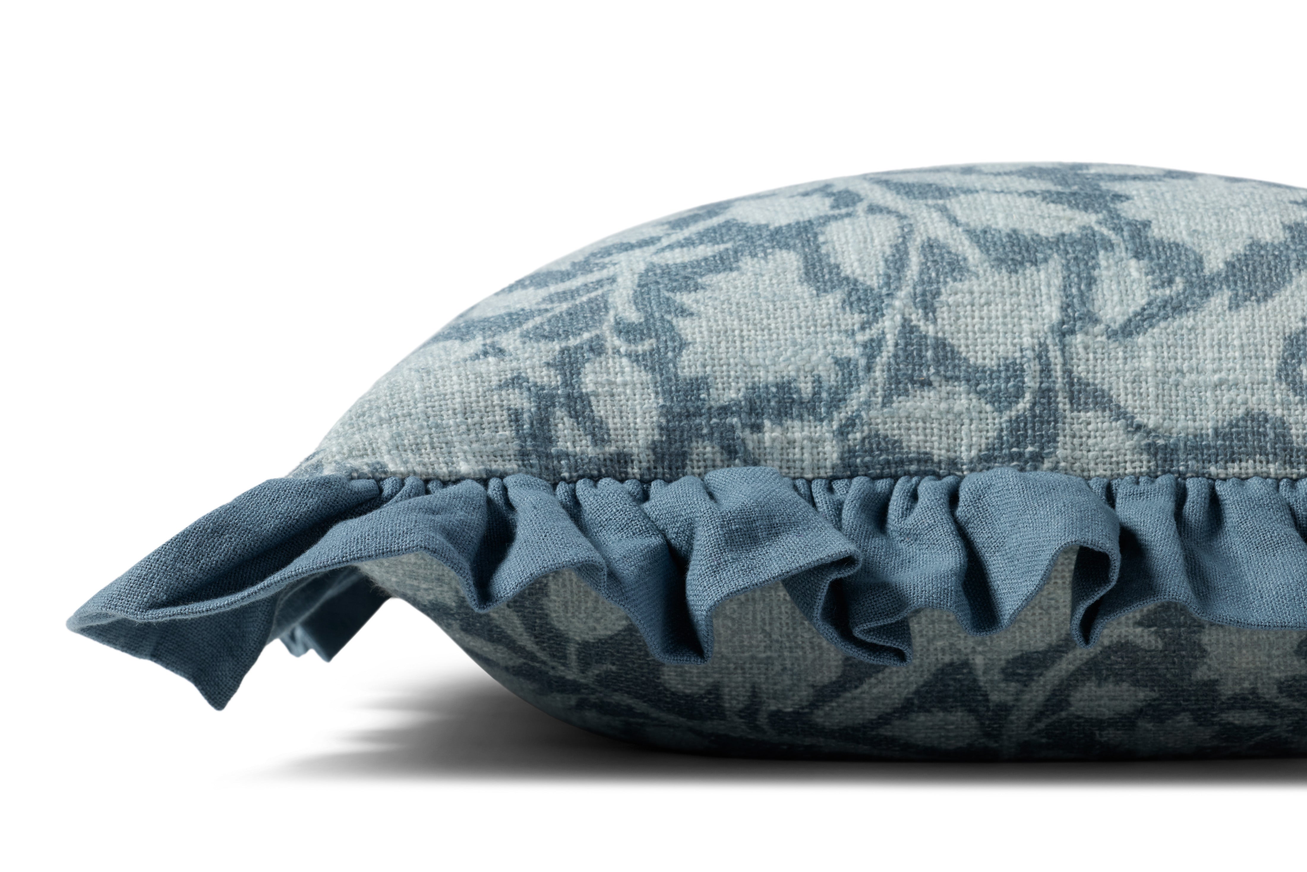 Chris Loves Julia x Loloi Kathleen Pillow - Blue (PCJ0026)