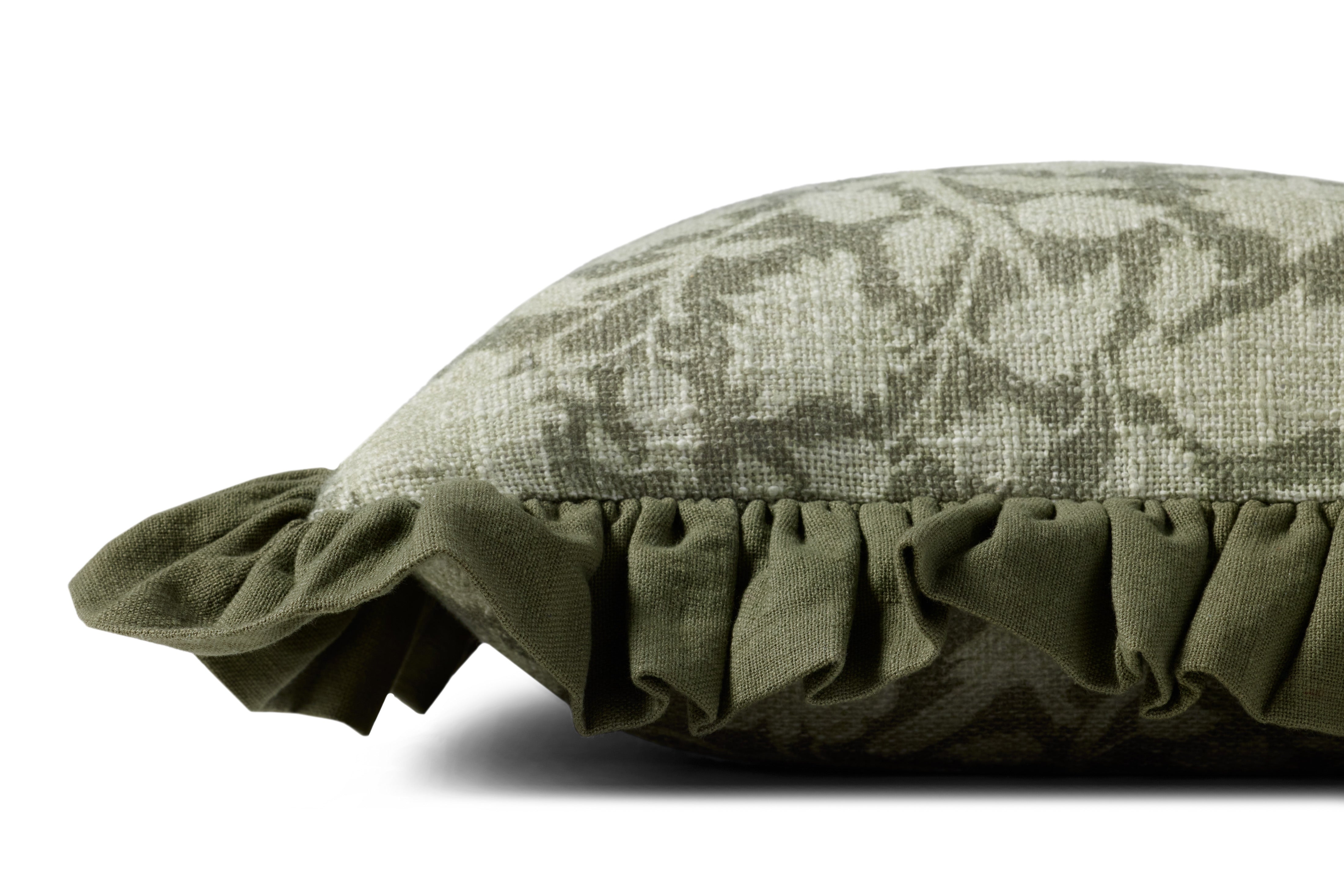 Chris Loves Julia x Loloi Kathleen Pillow - Green (PCJ0026)
